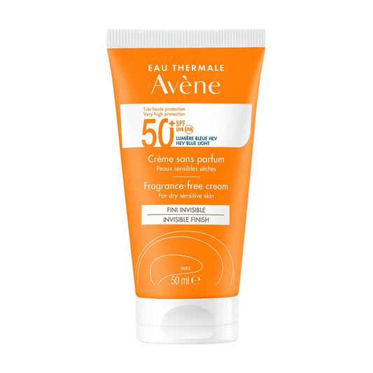 Avene Crema con Protector Solar Fps50+, Sin Perfume, 50ml