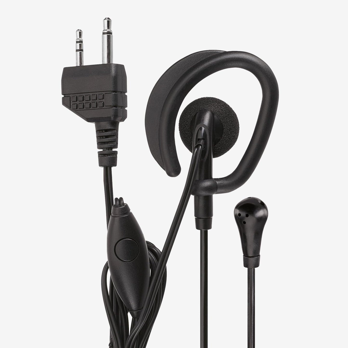 Auricular Básico Midland Negro 2 Pack para Radio de 2 Vías