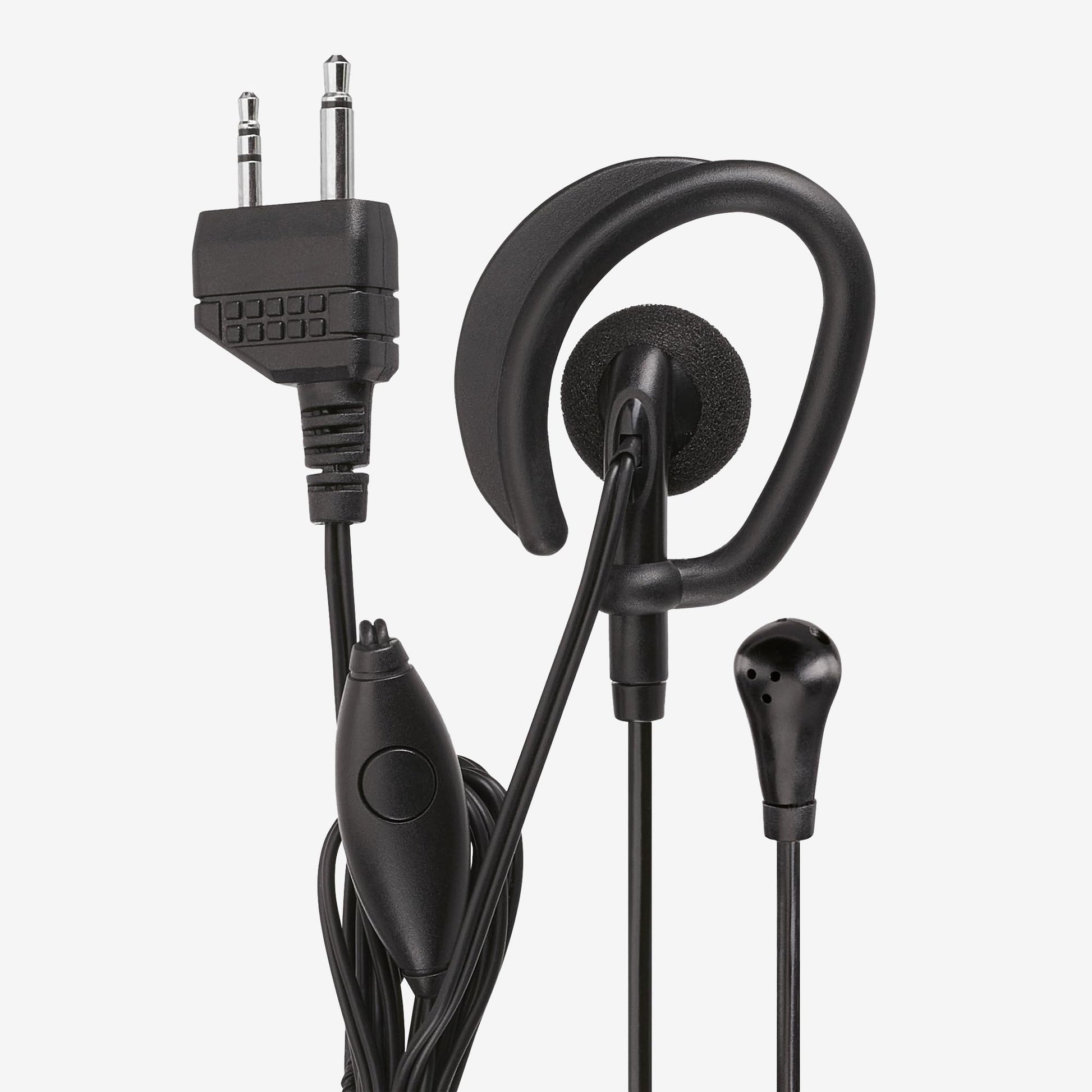 Auricular Básico Midland Negro 2 Pack para Radio de 2 Vías