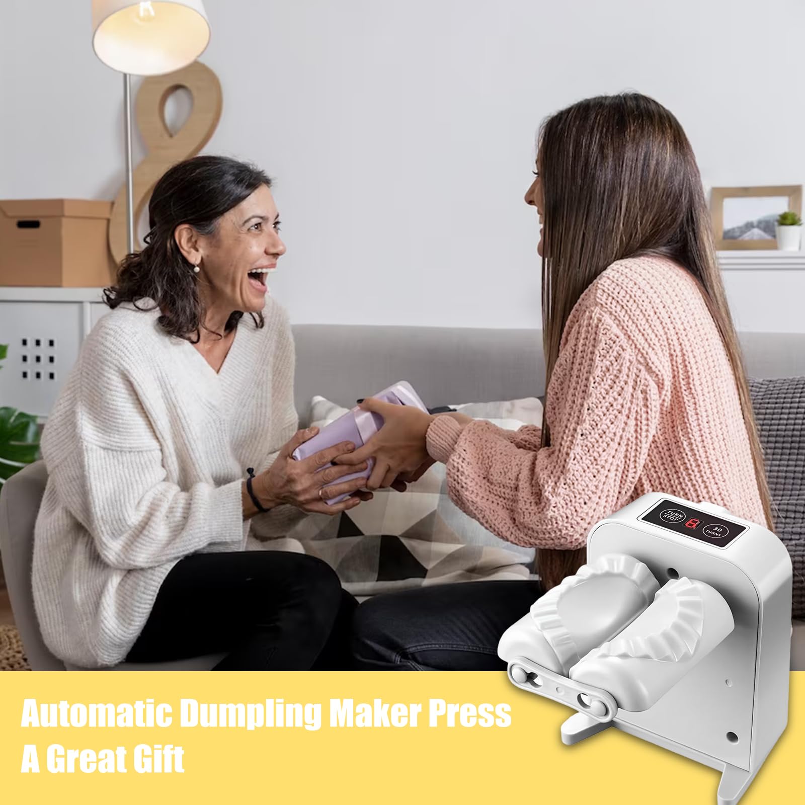 Máquina automática para hacer bolas de masa hervida, máquina de bolas de masa hervida eléctrica doméstica, máquina de bolas de masa china con cuchara y cepillo para polvo para el hogar y la cocina