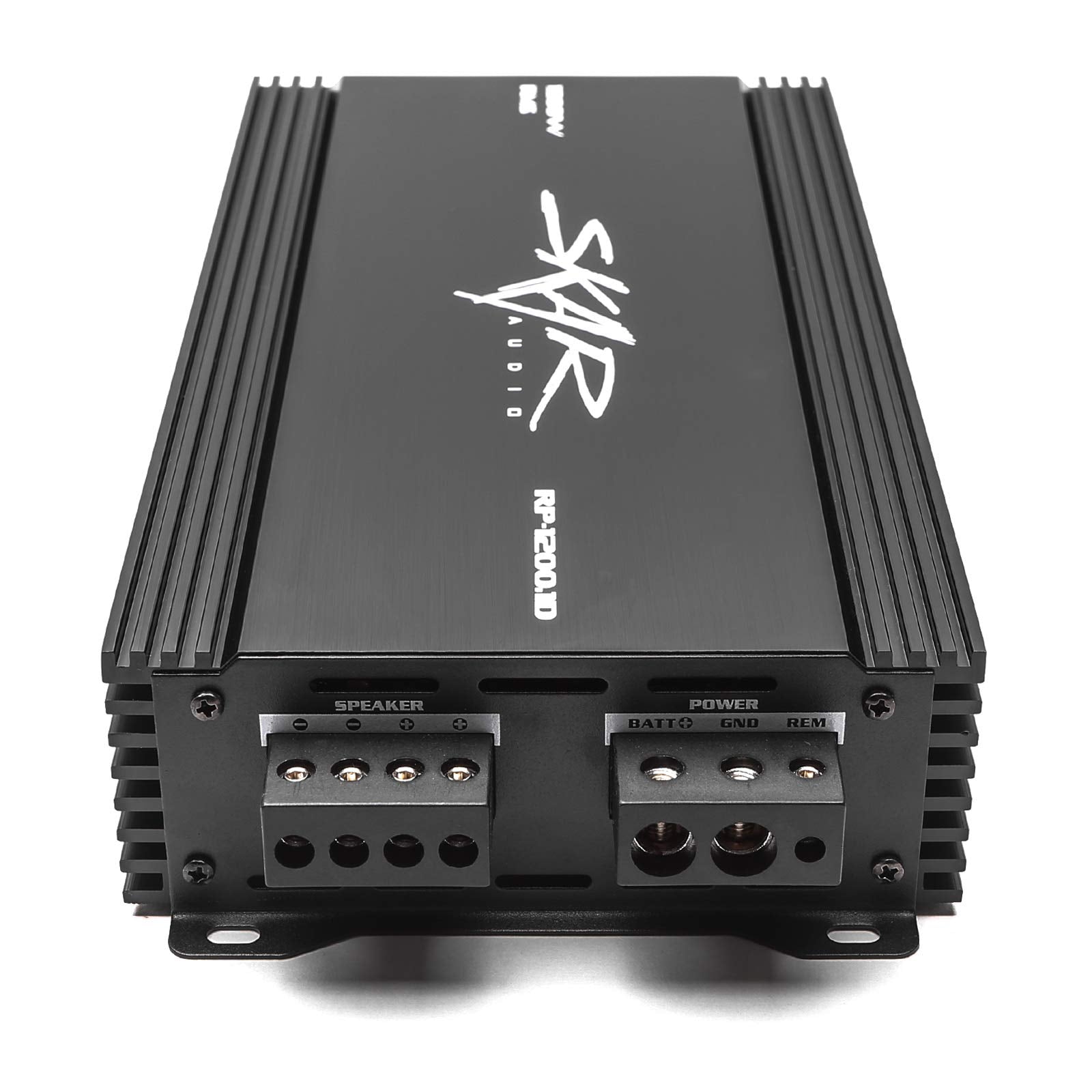 Amplificador Monoblock Skar Audio RP-1200.1D Negro con Mando a Distancia para Subwoofer 1200 W