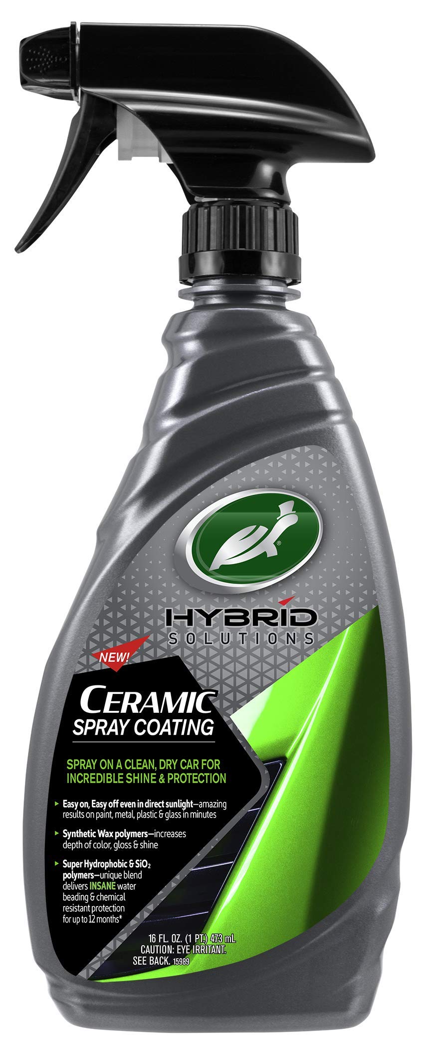 Revestimiento Tipo Cerámica en Spray Turtle Wax 53409 con Gamuza de Secado Amazon Basics Paquete de 2