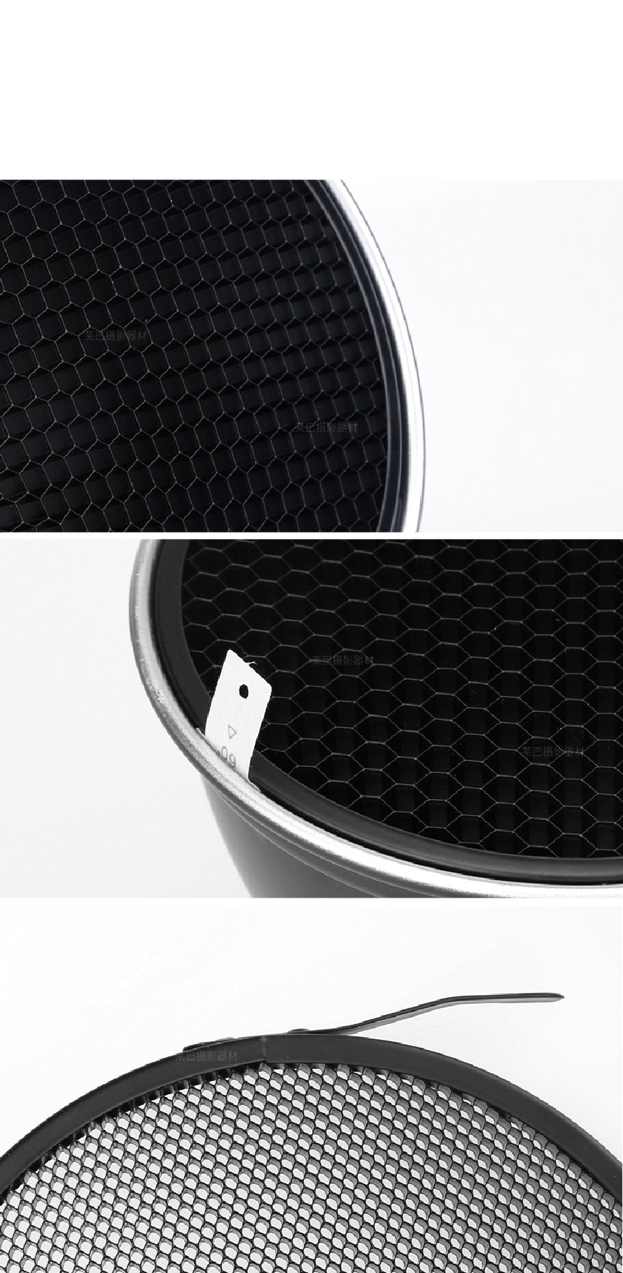 Godox Reflector estándar de 7in / 18 cm Difusor con rejilla de panal de abeja 20/40/60