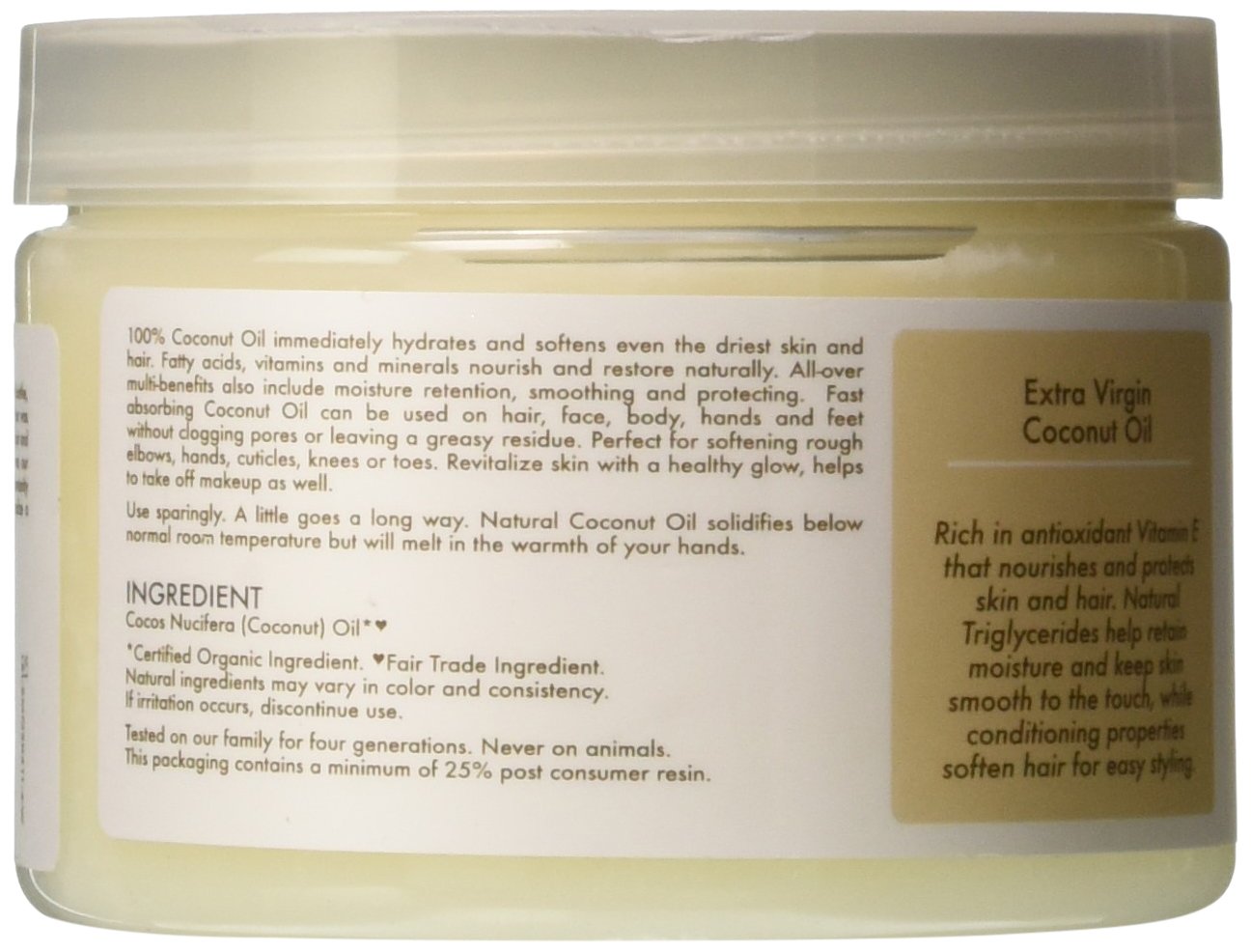 Shea Moisture 100% extra virgin coconut oil head-to-toe nourishing hydration