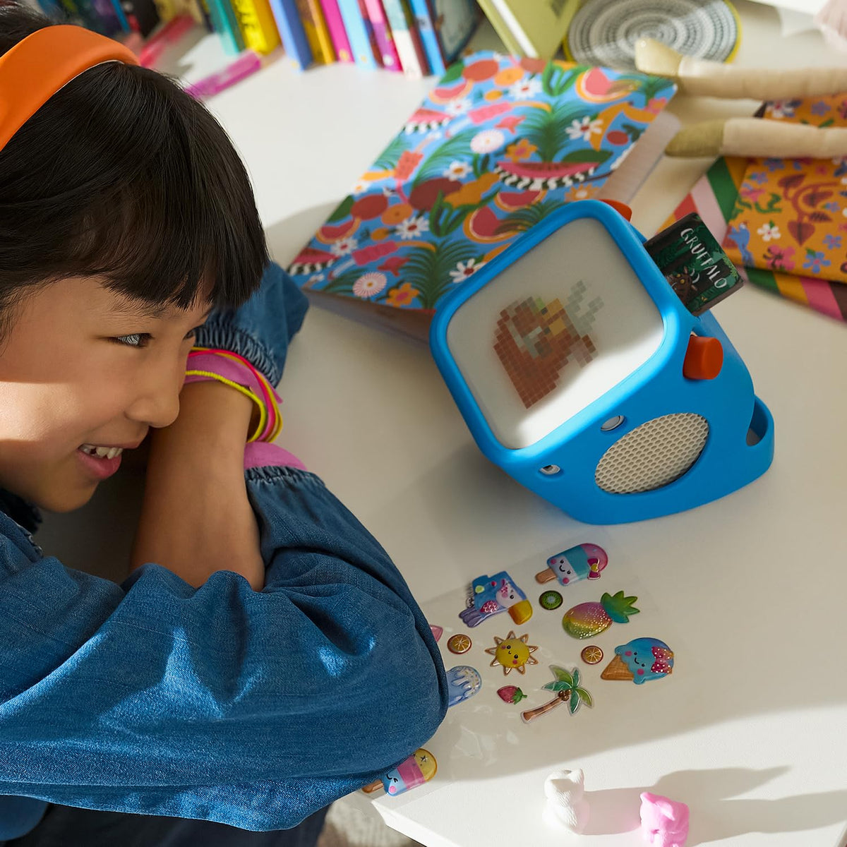 Altavoces Bluetooth YOTO 3.ª Gen Azul con Tarjeta Personalizable para Niños