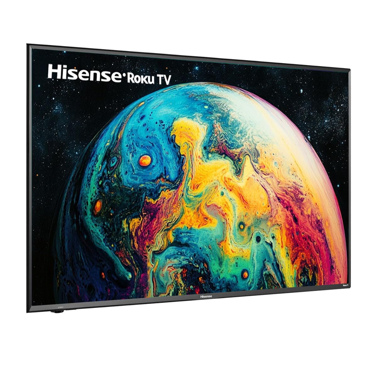 Hisense Television de 43 Pulgadas Class 1080p FHD LED Smart Roku TV Bisel Delgado Modo de Juego Funciona con Asistente de Google y Alexa 43H4030F4 (Sin Bases) + Soporte de Pared (Reacondicionado)