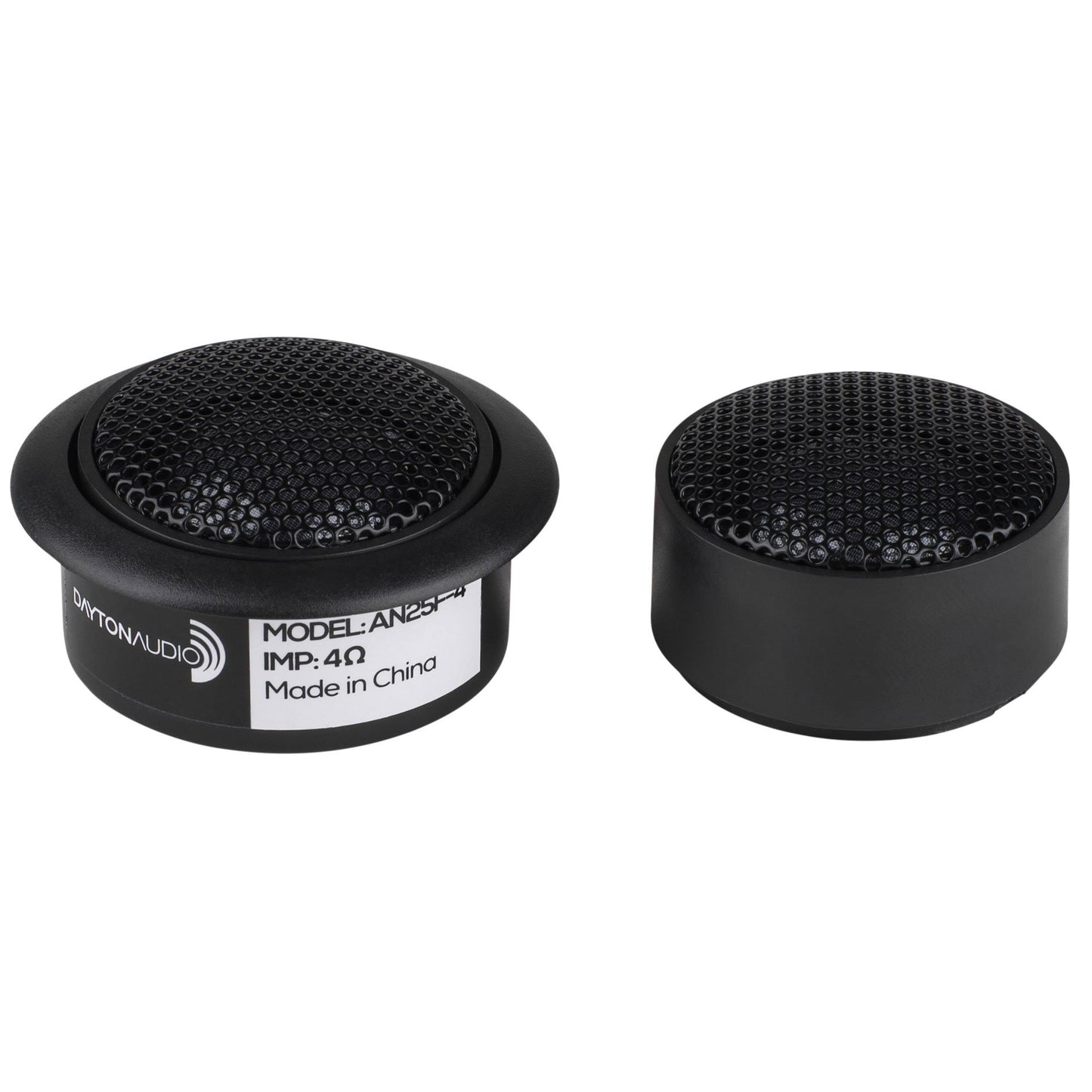Dayton Audio AN25F-4 - Par de altavoz de agudos de audio de neodimio de 2,54 cm, 4 ohmios