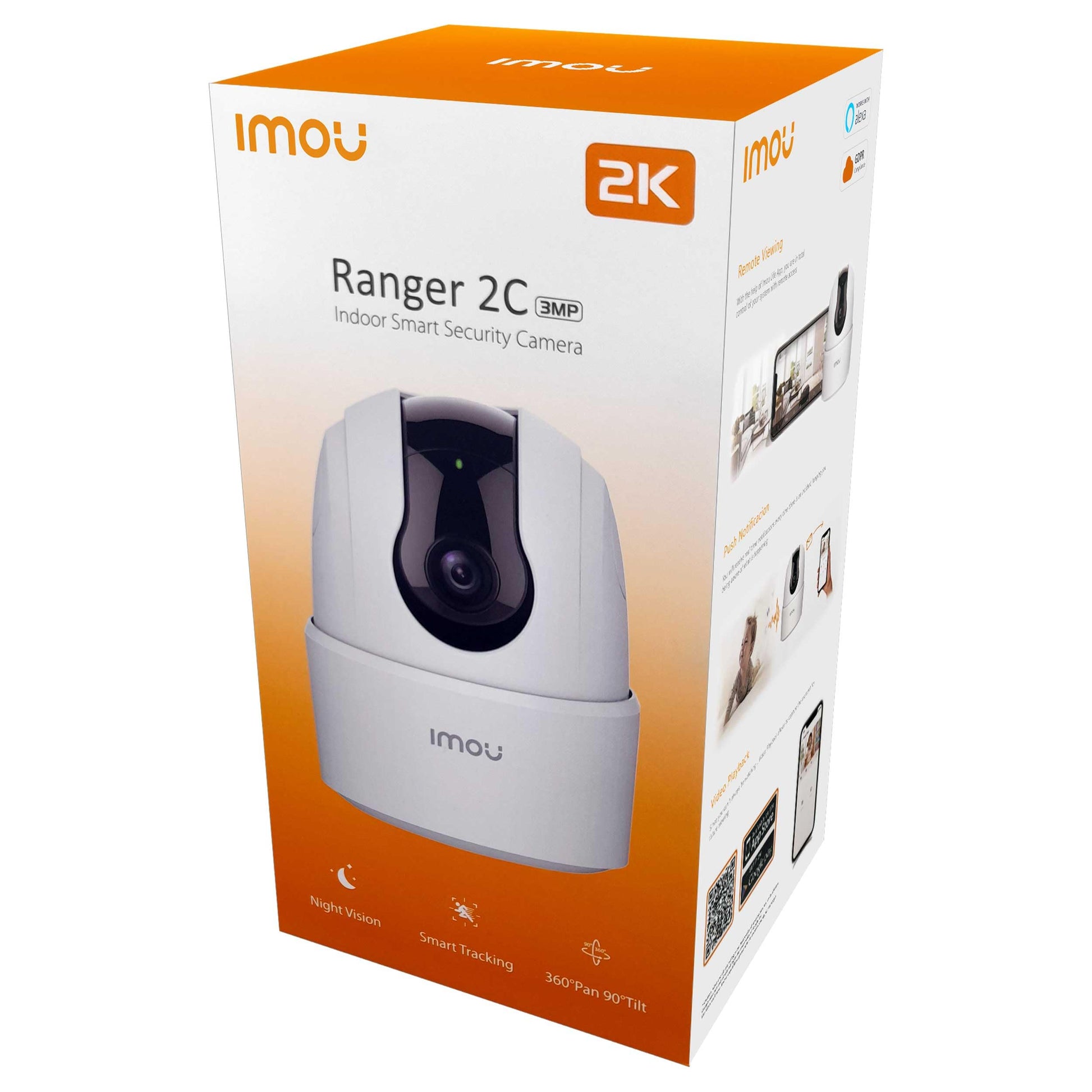 Cámara IP Domo Motorizado PSA Computo Y Papeleria Ranger2C3MP WiFi 3 mpx con Autotracking y Detección de Humanos