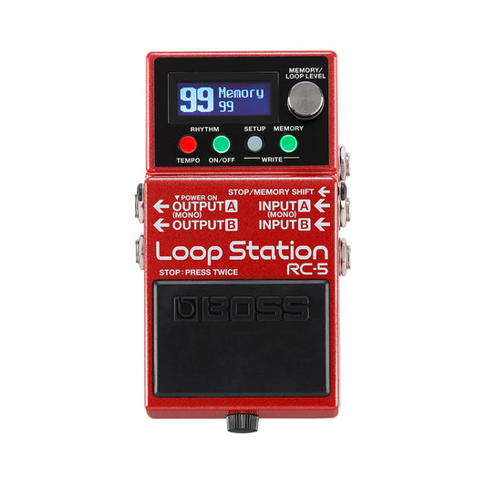 Boss RC-5 Loop Station - Pedal de grabación de frases compacto