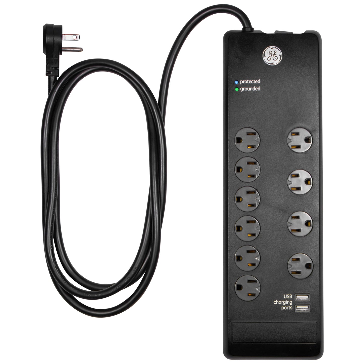 General Electric 14096 Protector with 2 USB Ports, 10-Outlet Surge