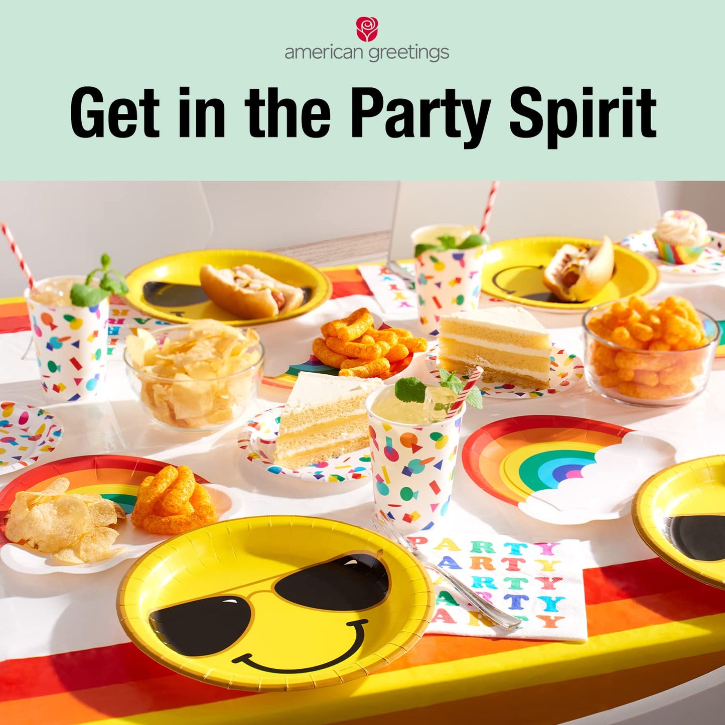American Greetings - Suministros para fiestas de boda o despedida de soltera, platos de postre (36 unidades)