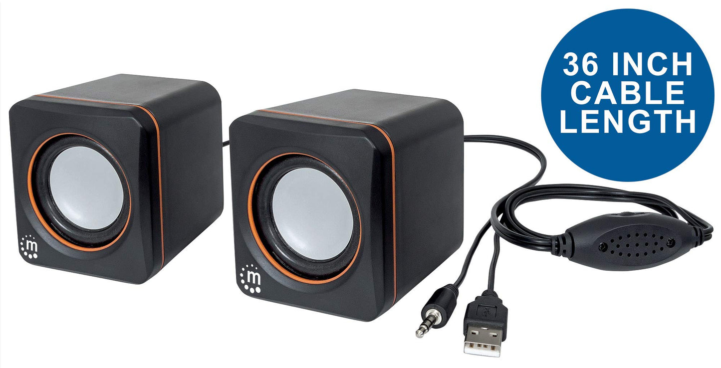 Manhattan 161435 Sistema de Altavoces, Serie 2600, Negro