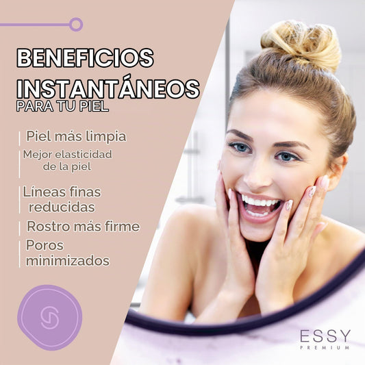 Máquina Limpiadora Facial Essy Morada de Aspiración de Espinillas