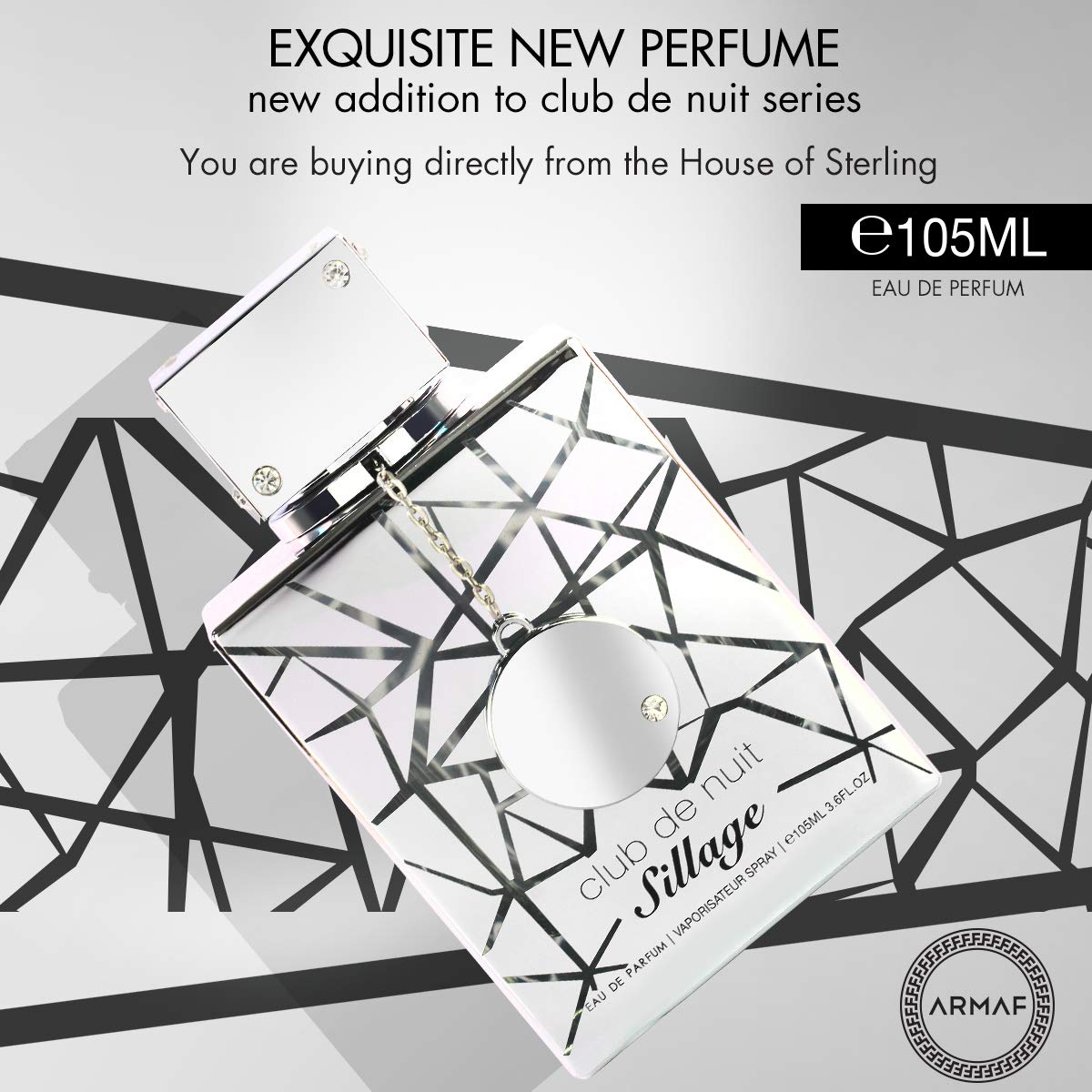 Club De Nuit Sillage by Armaf for Men - 3.6 oz EDP Spray