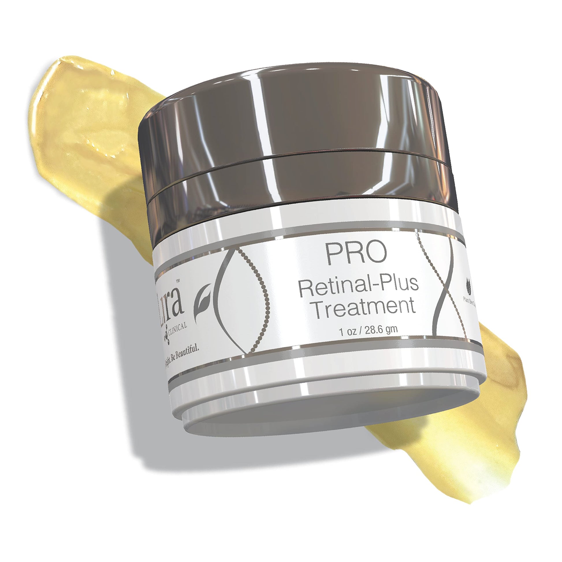 Lira Clinical Tratamiento Pro Retinal-Plus - Crema De Retinol Con Ácido Hialurónico, Ácido Salicílico Y Vitamina C - Ayuda A Reducir Líneas De Finas Y Arrugas - Todo Tipo De Piel - 1 Fl Oz
