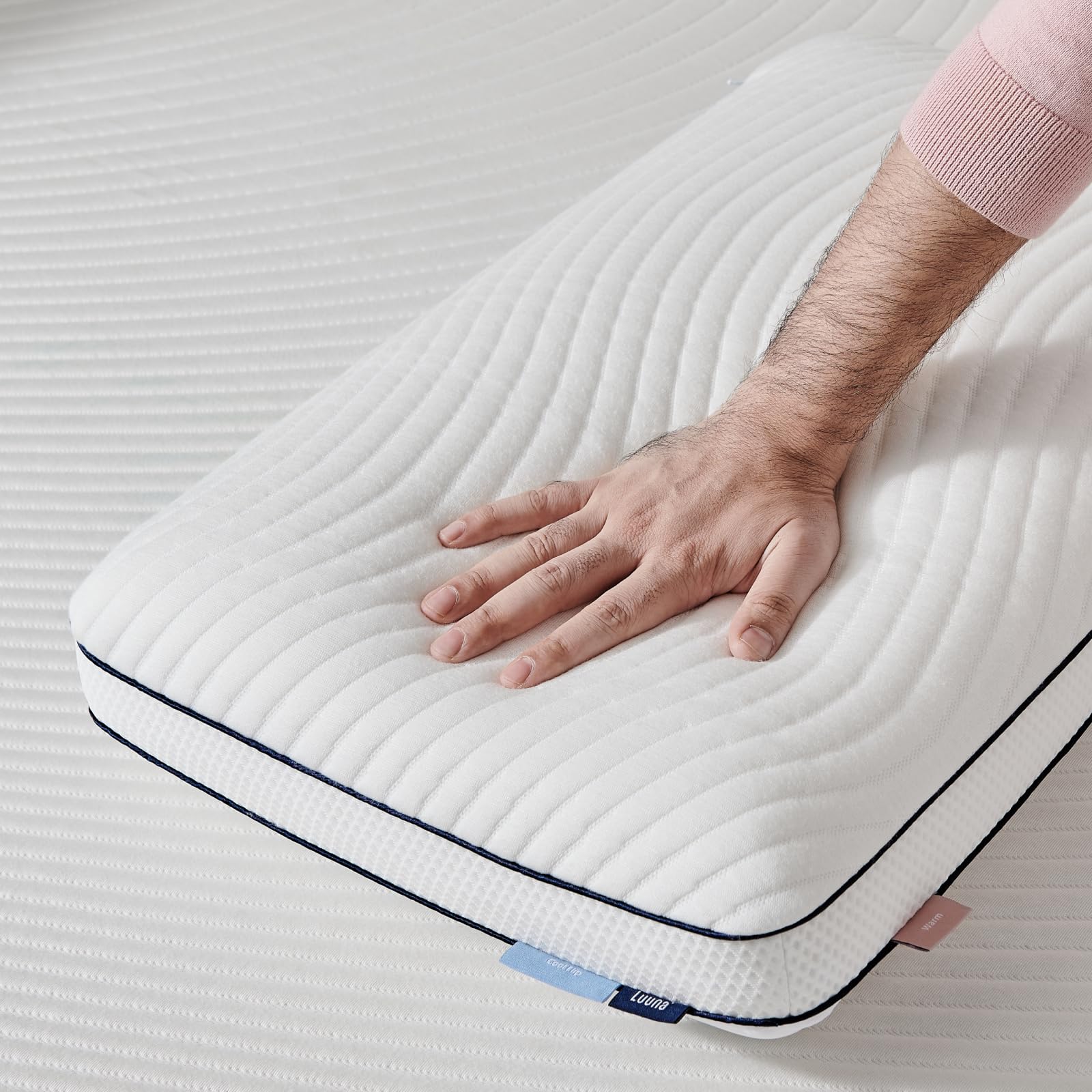 Luuna Almohada Cool Flip, Estándar, Reversible con un Lado Cálido y Otro Fresco para Cada Época del Año, Suavidad y Frescura Garantizada, Hecho en México