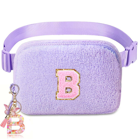 Kejea Riñonera Cruzada para Niñas y Mujeres, 8 a 12 Años, Regalos de Cumpleaños, Paquete de Cintura Pequeña, Púrpura