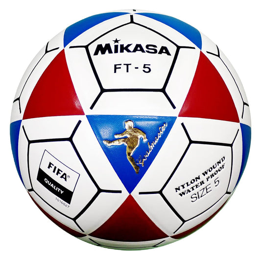 Balón de Fútbol MIKASA Azul Rojo Blanco Talla 5