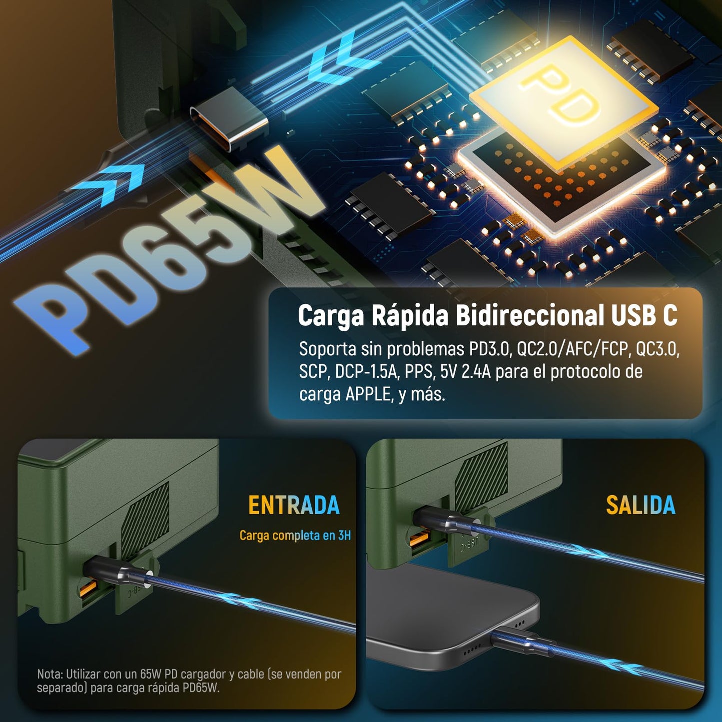 Batería de Montaje en V NEEWER Negra con Mini Bloqueo, Pantalla OLED y Carga Rápida para Cámara de Video y Monitor