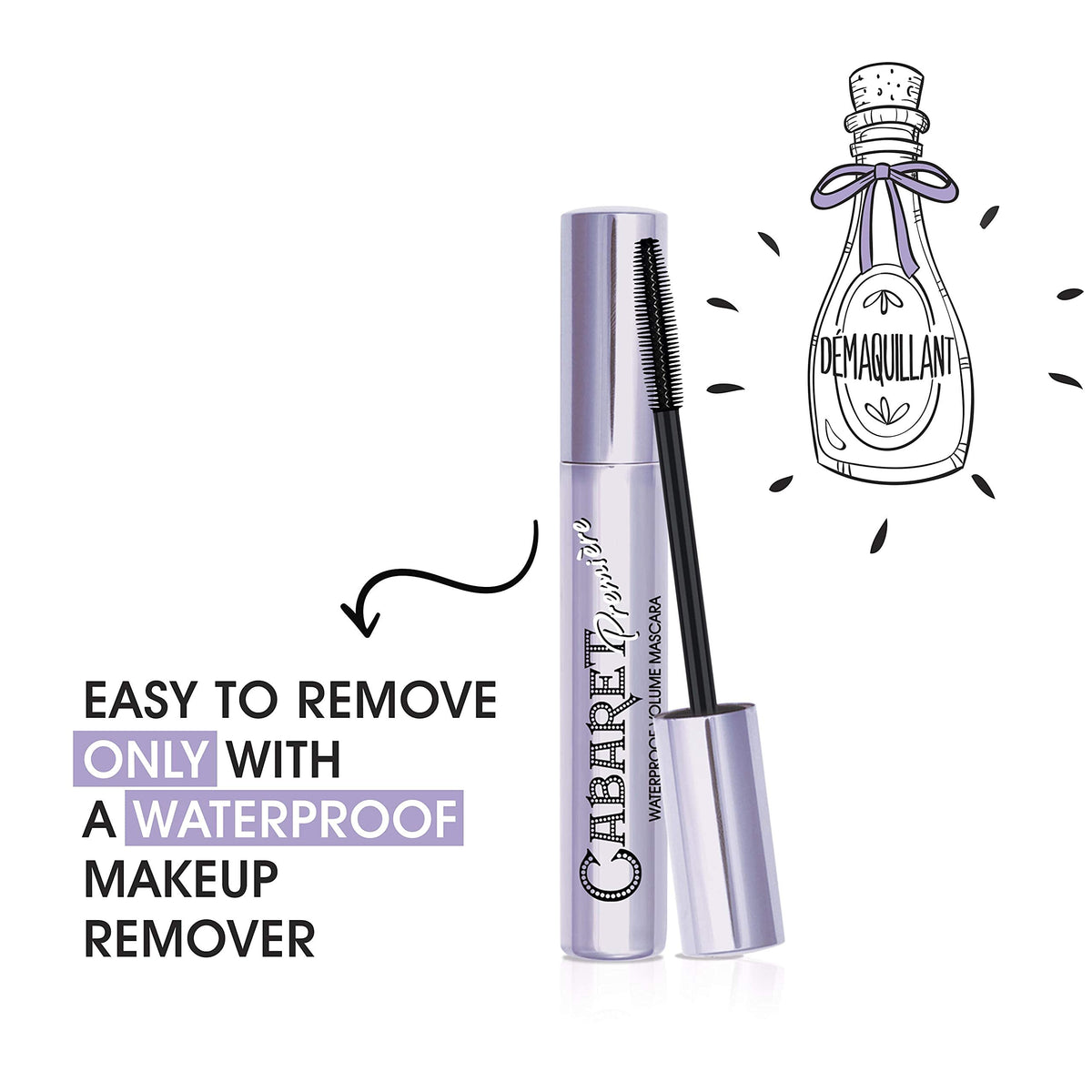 Vivienne Sabó Cabaret Première - Artistic Volume Mascara (No Clump) 0.3 fl. oz. (Waterproof)