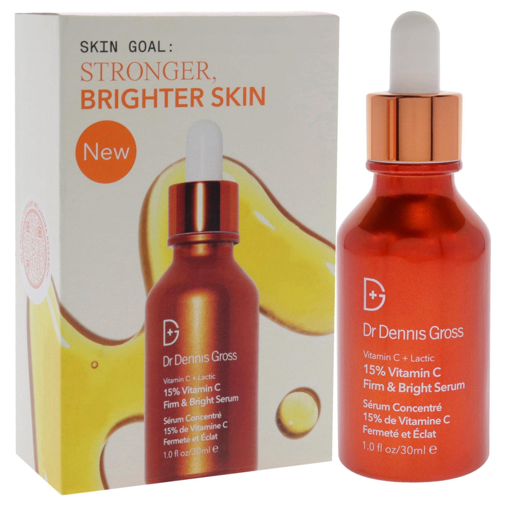 Dr. Dennis Gross Vitamin C Lactic 15 Precentage Vitamin C Firm and Bright Serum Unisex 1 oz