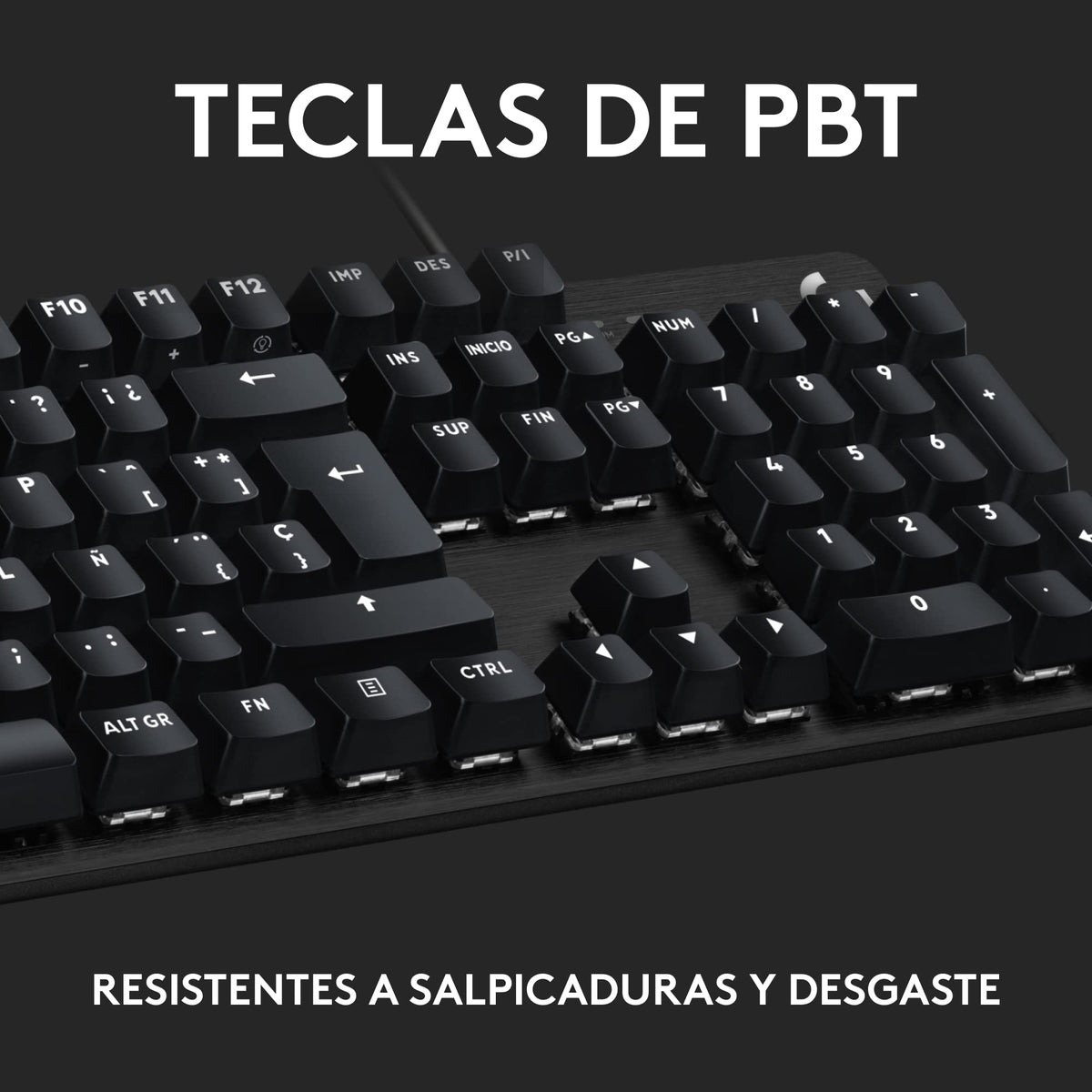 Teclado Mecánico Gaming Logitech G413 SE Negro Aluminio Retroiluminado para Windows y macOS