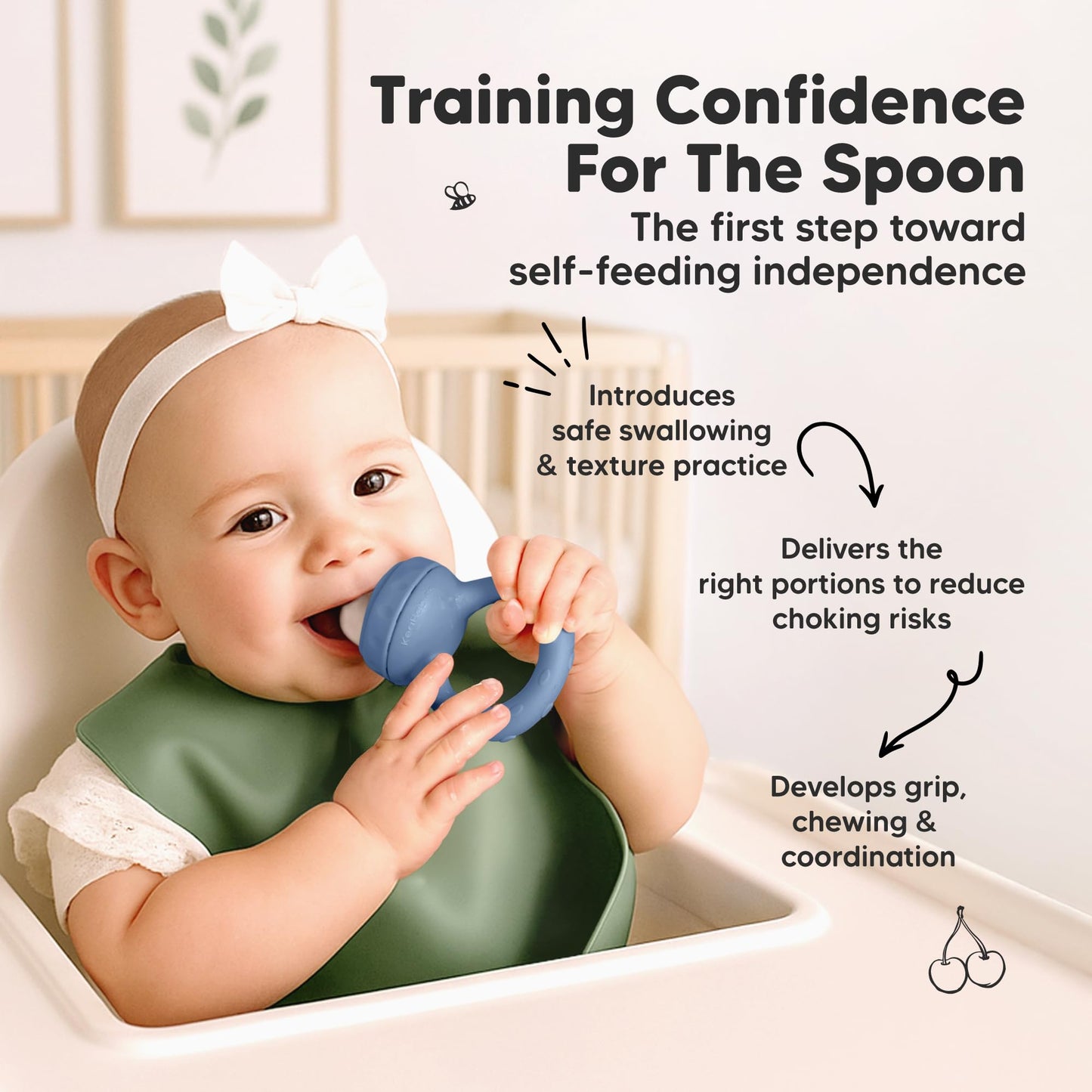 Lil'Prep - Pack de 2 comederos para bebé