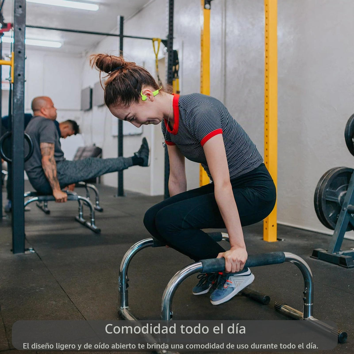 Auriculares Deportivos Bluetooth YouthWhisper Negro de Conducción Ósea Impermeables para Entrenamientos y Ciclismo