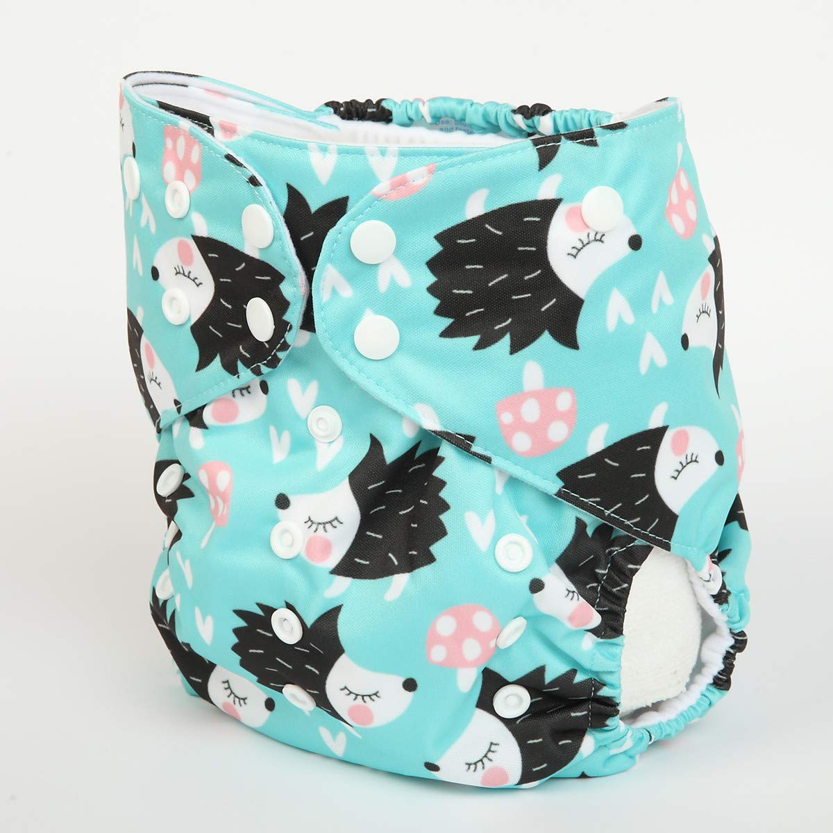 Sigzagor - Pañal infantil de 2 a 7 años de edad, pañal, bolsillo reutilizable, lavable, para bebés y niños pequeños, Hedgehog