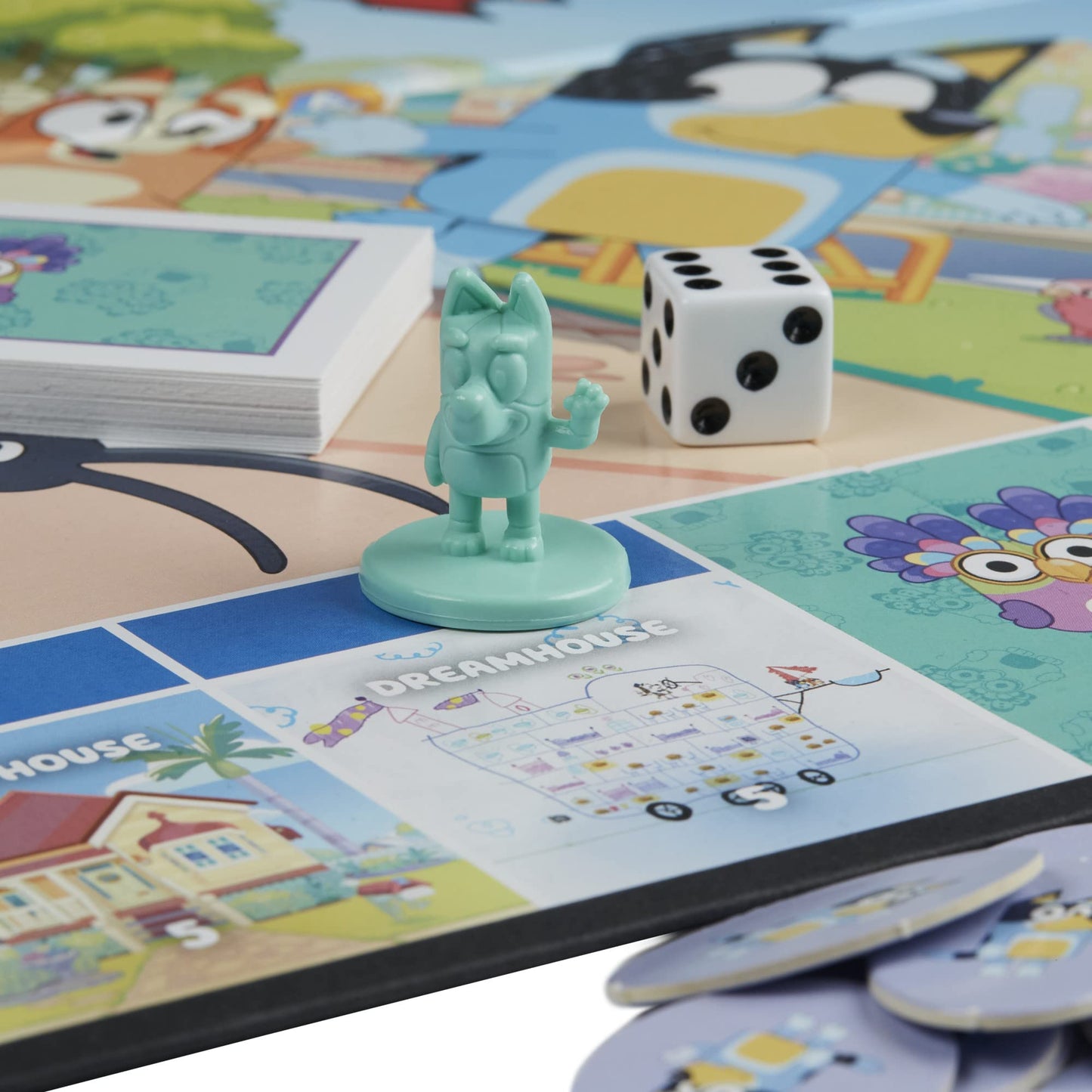 Juego de Mesa Monopoly Hasbro Gaming Junior Bluey Edition Azul Exclusivo para Niñas y Niños