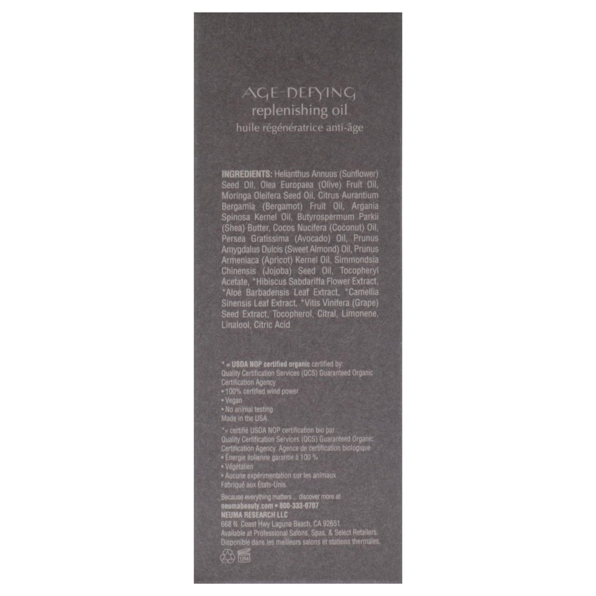 Neuma Neuma neubody and mind age-defying replenishing oil 3.4 oz