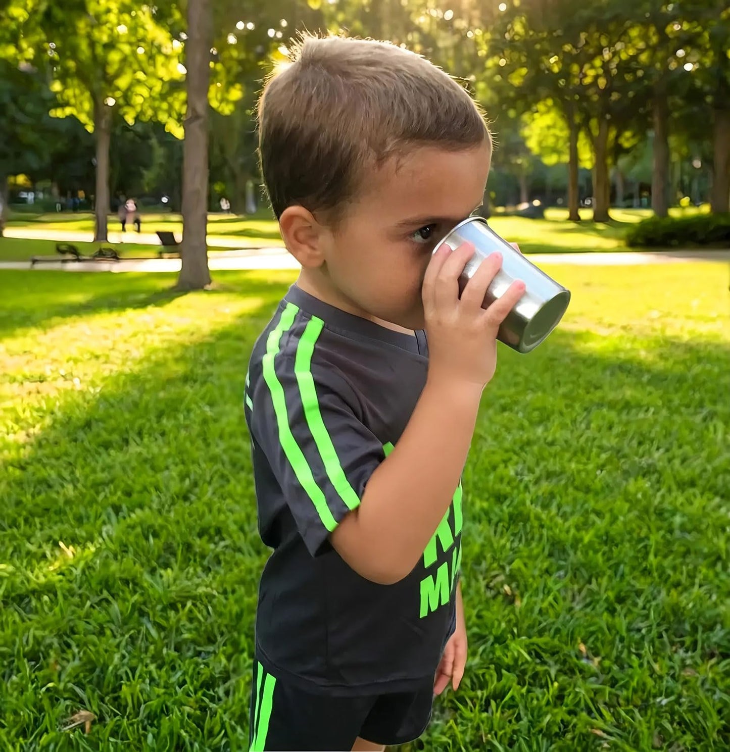Tazas de acero inoxidable para niños de 236 ml, Multicolor, 236.58ml (8oz)