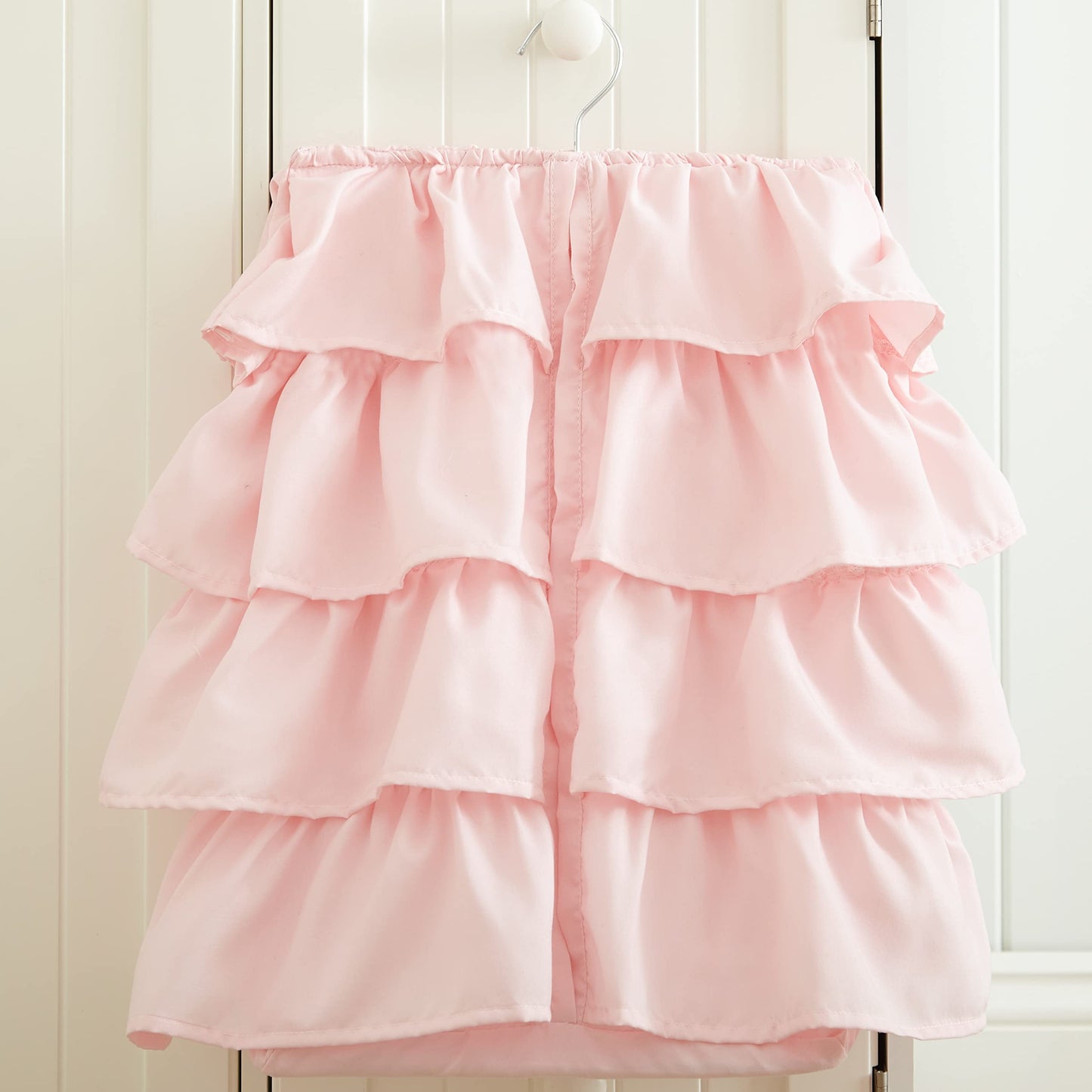 Levtex Baby - Juego de Cama para Cuna de Sauce, Juego de guardería para bebé, Color Rosa, Suave, Juego de 5 Piezas, Incluye Colcha, sábana Bajera, apilador de pañales, calcomanía de Pared y Falda de