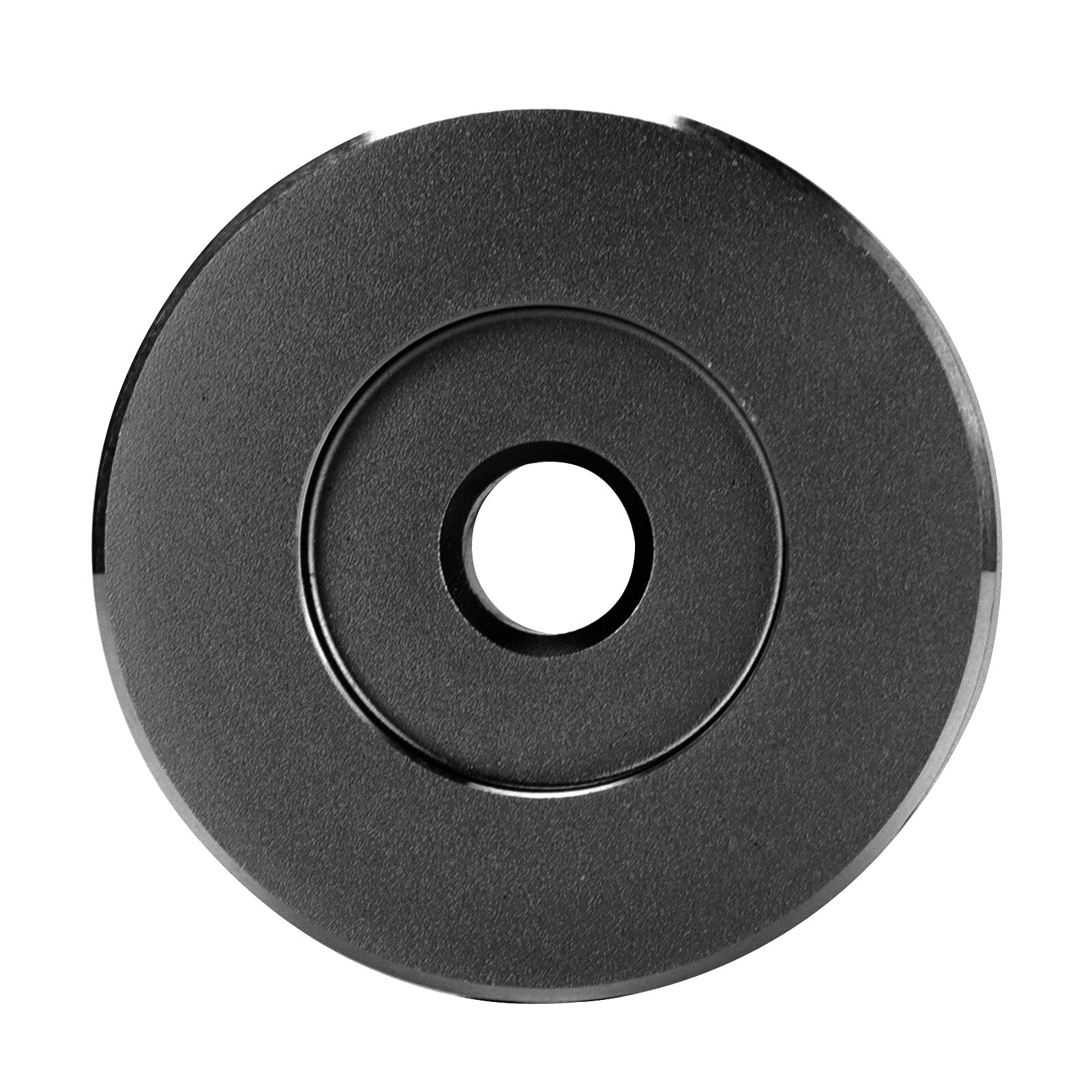 ciciglow Adaptador para Tocadiscos, 45 RPM,Hoja de Conversión de Orificios Grandes, Adaptador de Clip de Vinilo Negro, Adecuado para la Mayoría de los Discos de Orificios(Negro)