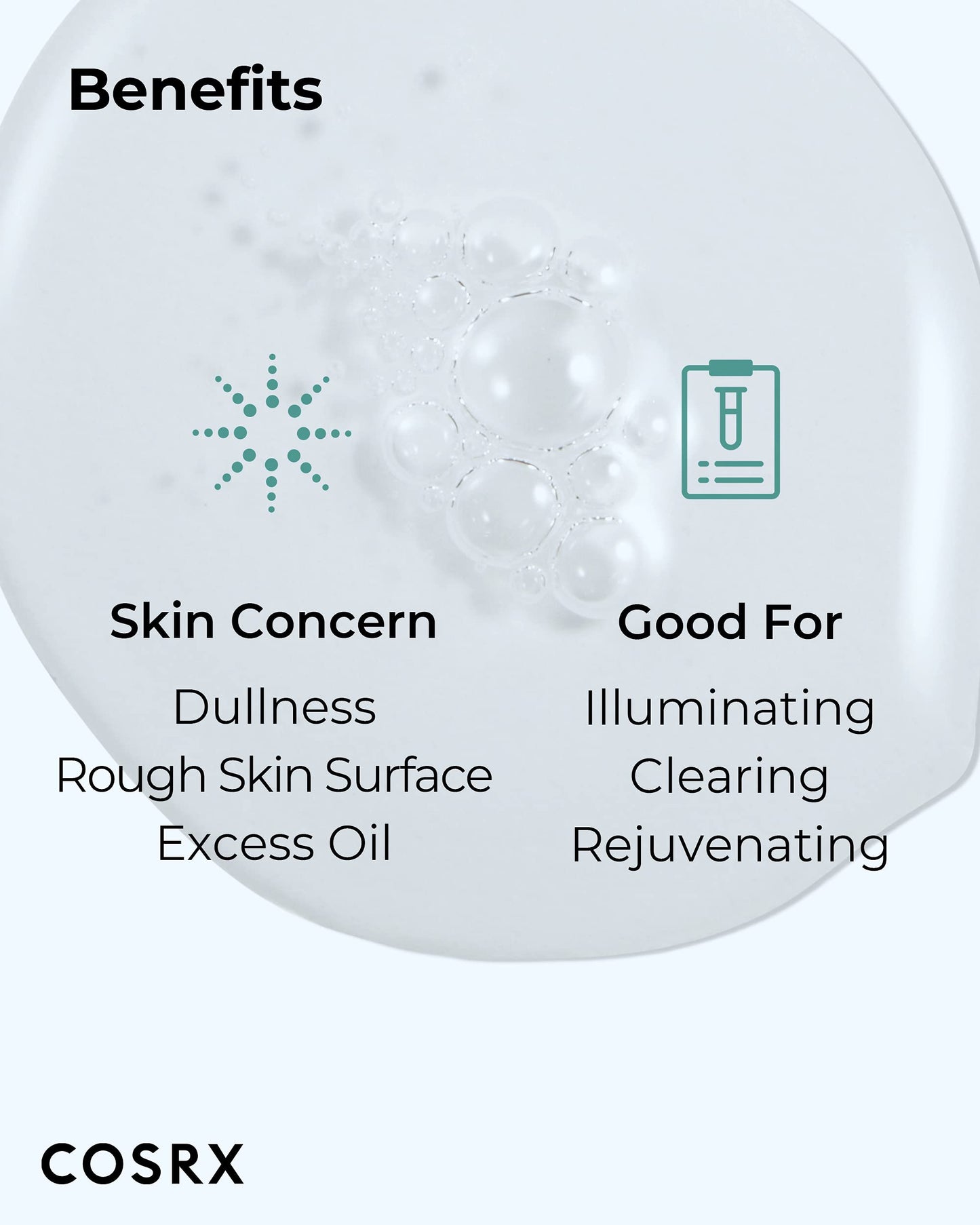 COSRX AHA BHA - Suero potenciador de vitamina C. Exfolia, ilumina, antienvejecimiento y mejora el tono y textura de la piel.