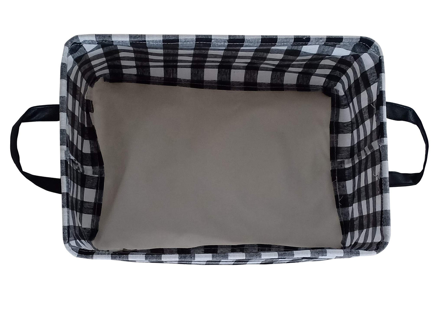 KUNRO - Cesta de almacenamiento para niños, estante de regalo, cesta de almacenamiento de juguetes, caja organizadora para habitación de los niños con asas (rejilla negra)