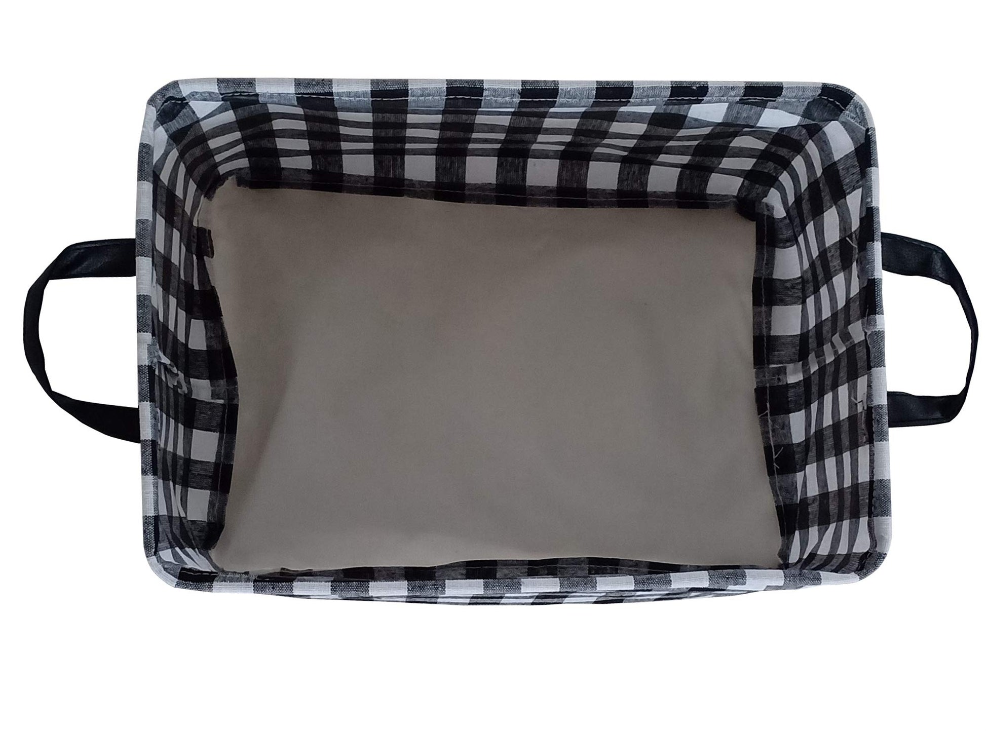 KUNRO - Cesta de almacenamiento para niños, estante de regalo, cesta de almacenamiento de juguetes, caja organizadora para habitación de los niños con asas (rejilla negra)
