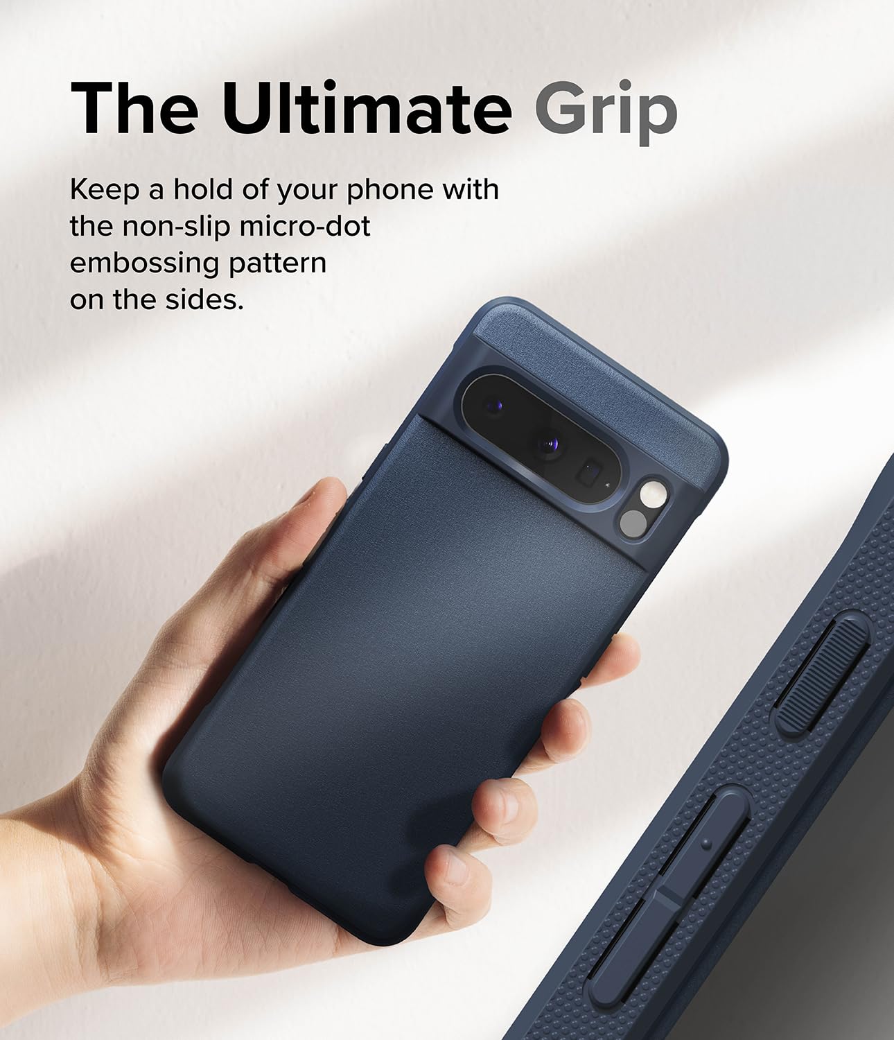 Funda Anti Huella Ringke Onyx Navy Protección para Google Pixel 8 Pro 5G