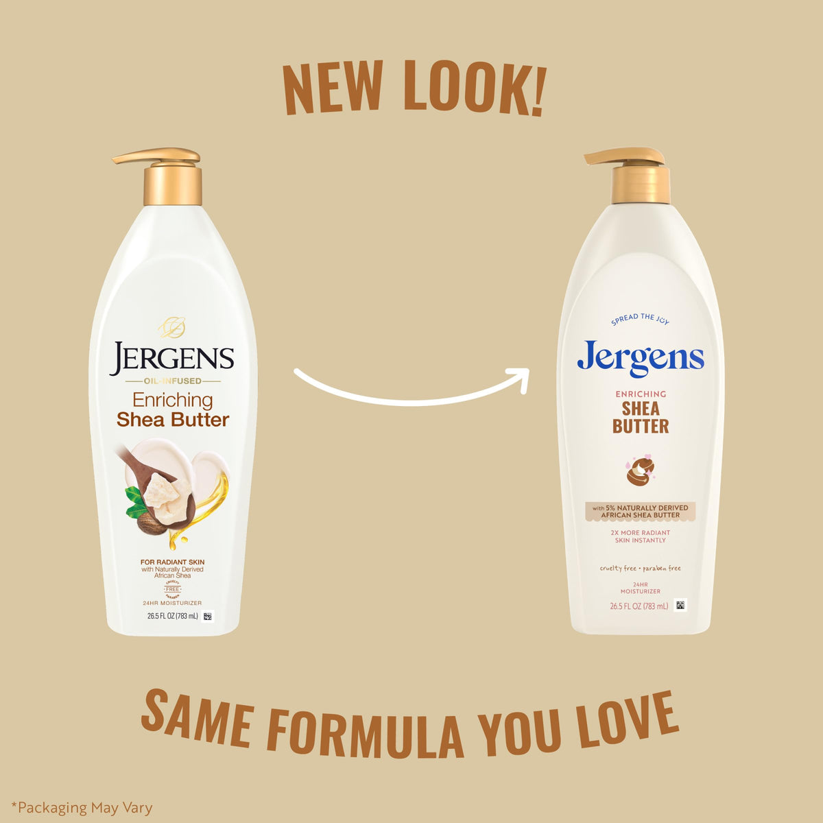 Jergens Shea Butter Deep Conditioning Moisturizer, 26.5 Ounces (Packaging May Vary)
