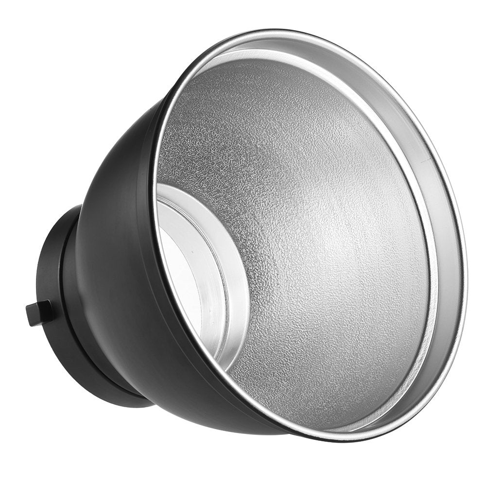 Andoer – 17,8 cm Reflector estándar Difusor Lámpara de techo, Plato con 60 ° Rejilla de panal para Bowens Studio Flash estroboscópico luz Speedlite