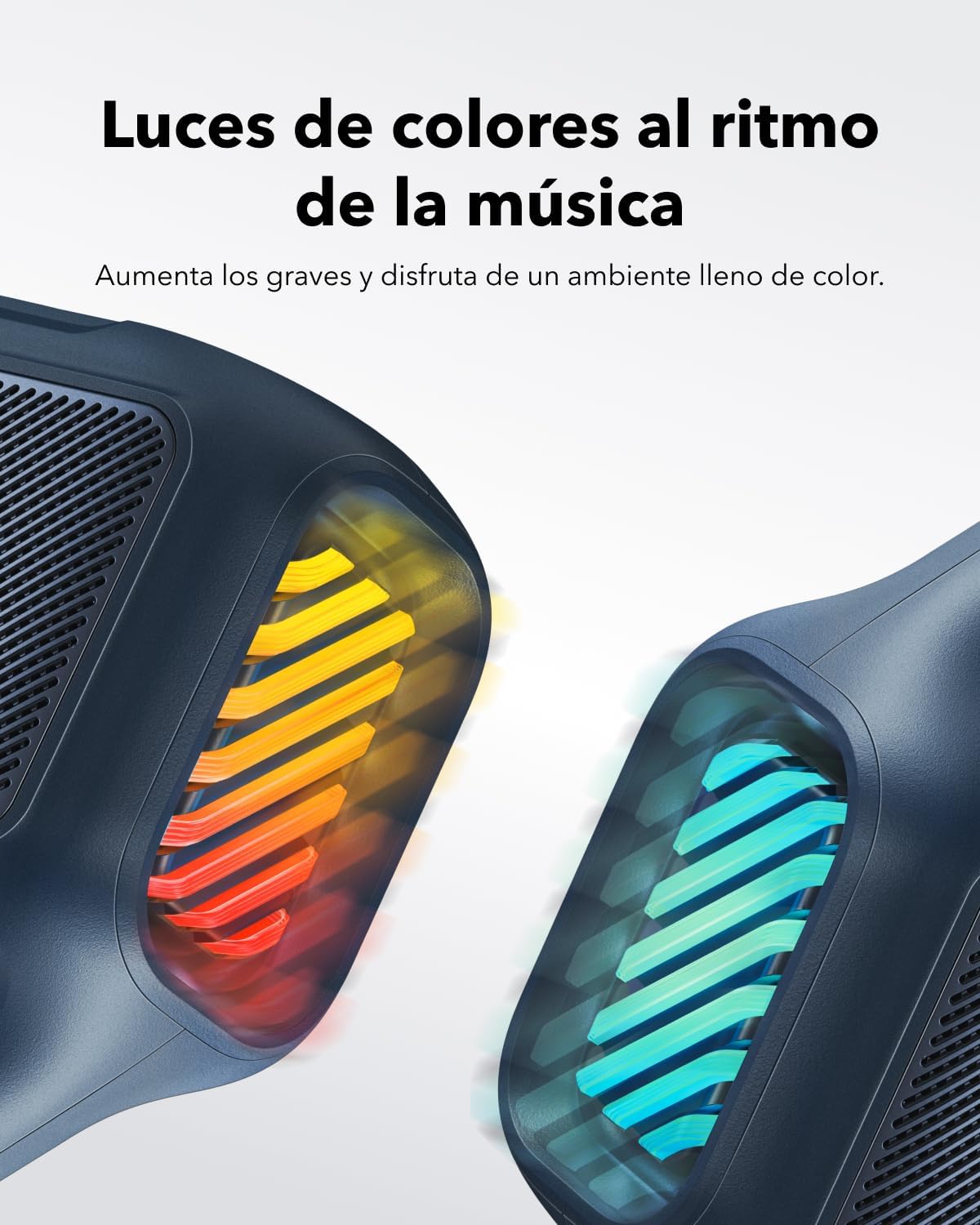 Soundcore by Anker Boom 2 Bocina Bluetooth Portatil, 24h de Reproducción, Potencia 80W RMS con BassUp, Sincroniza +100 Altavoces, IPX7 Flotante, Altavoz Inalámbrico, Party Box