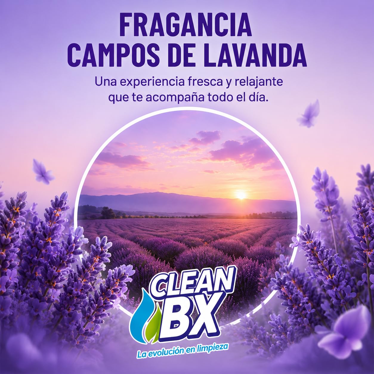 Jabón Líquido Para manos y Cuerpo Aroma Campos de Lavanda 4L | Aroma Relajante, Hidratante y Uso Diario