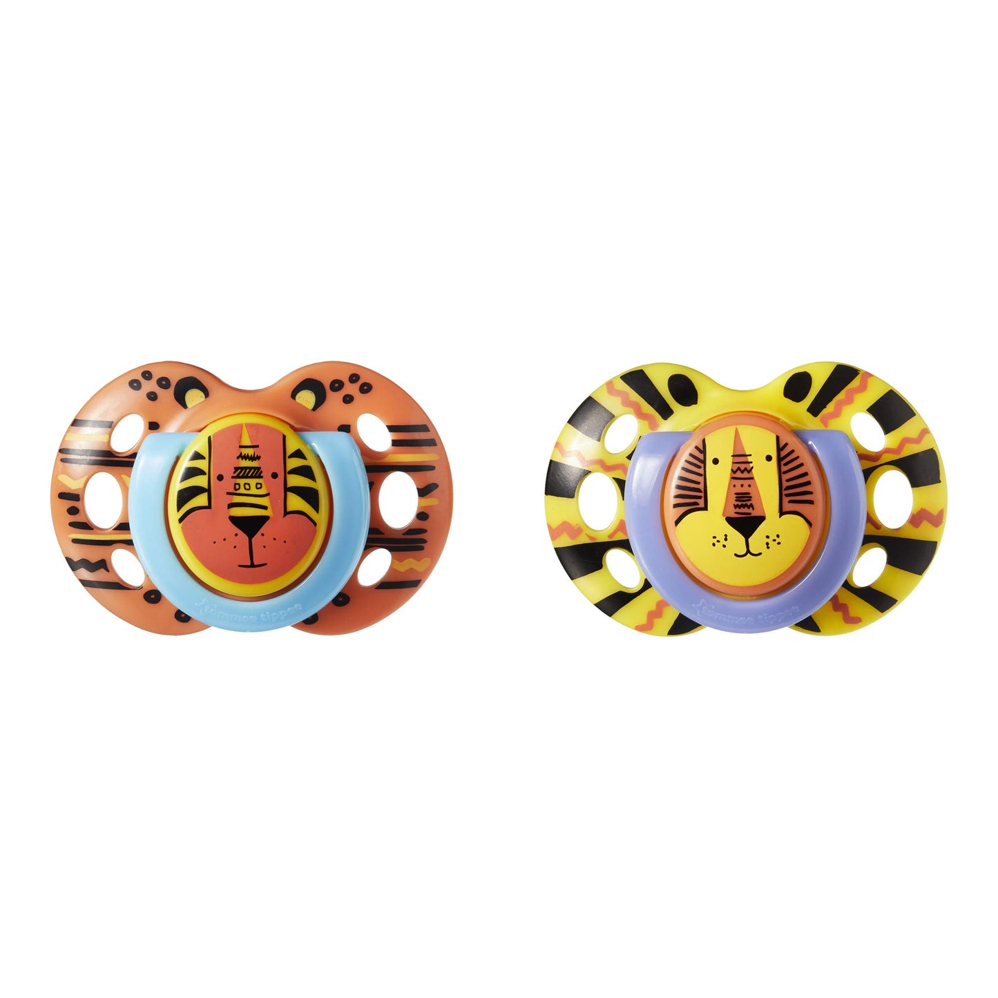 Chupete Tommee Tippee Multicolor Estilo Divertido para Bebé Unisex 18-36 Meses Paquete de 2
