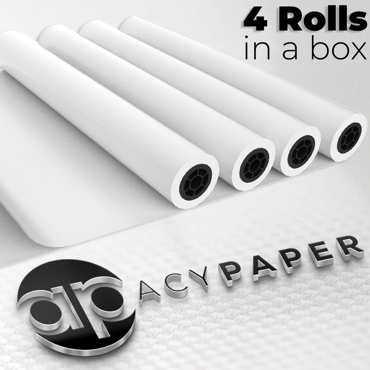 Papel de Trazador ACYPAPER Blanco Bond para Impresión CAD