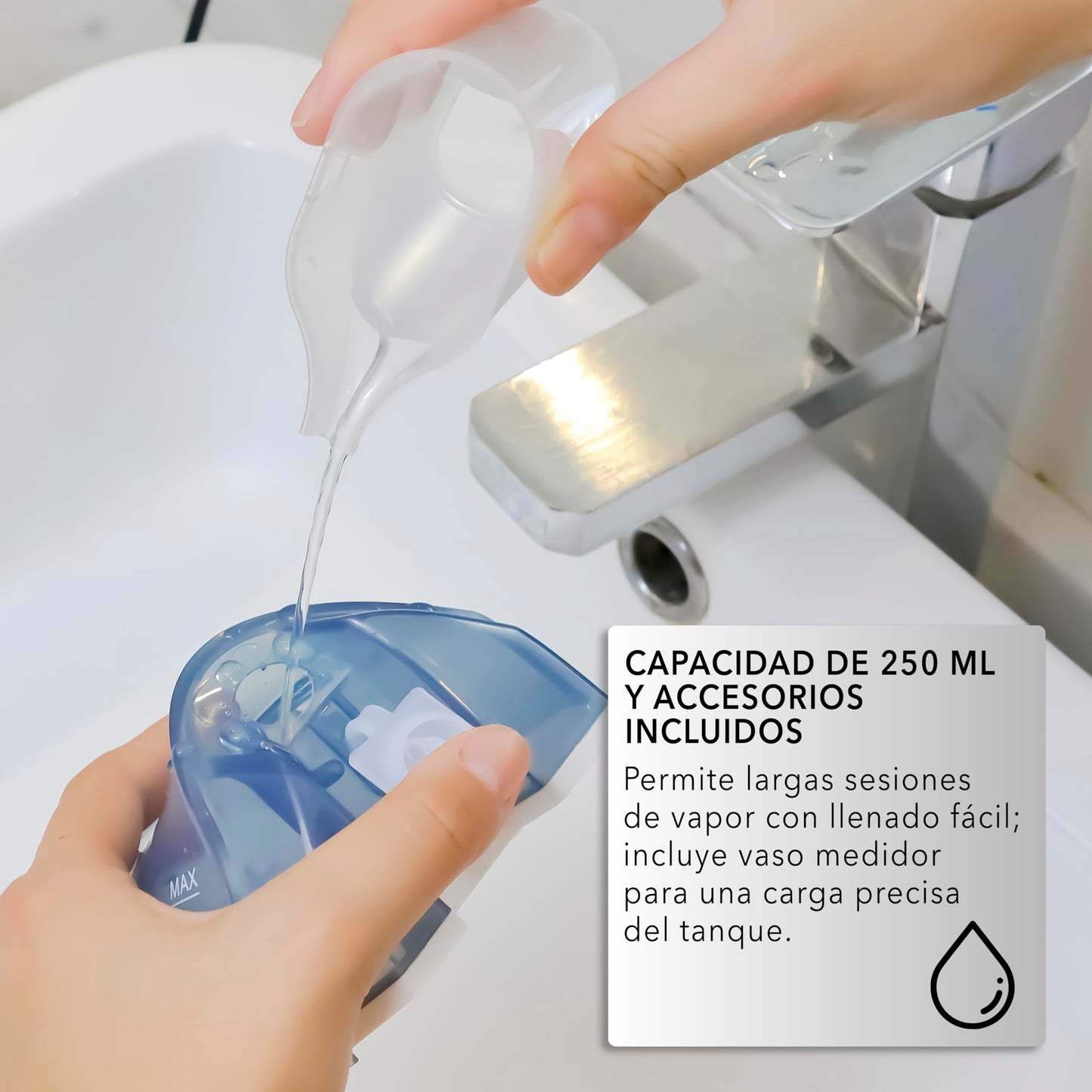 Plancha de Vapor Portátil RCA RC-931 Blanco con Cepillos para Cuidado Profesional de Telas en Hogar y Viajes