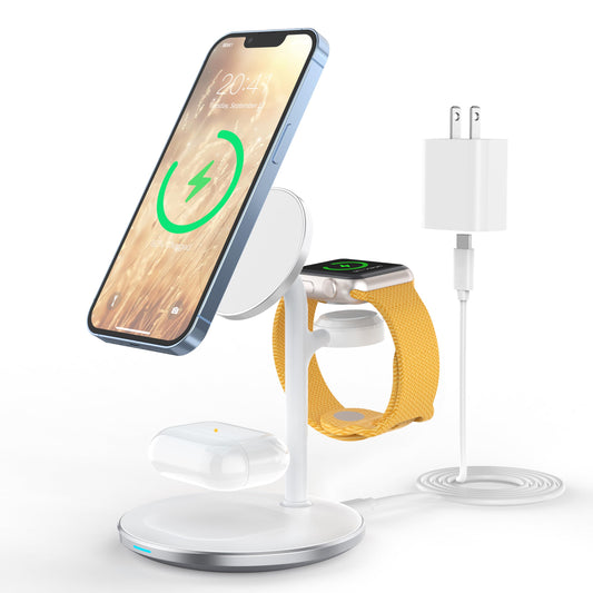 Estación de Carga inalámbrica Apple Negra 15 W con Adaptador 20 W para iPhone y iWatch