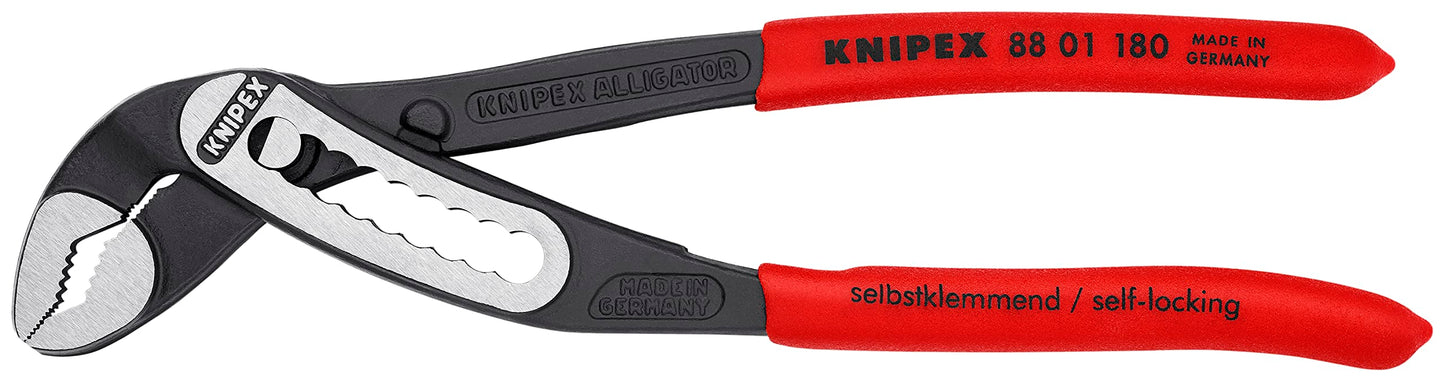 KNIPEX 88 01 180 Alligator® Pinzas de extensión acabado pavonado 180 mm