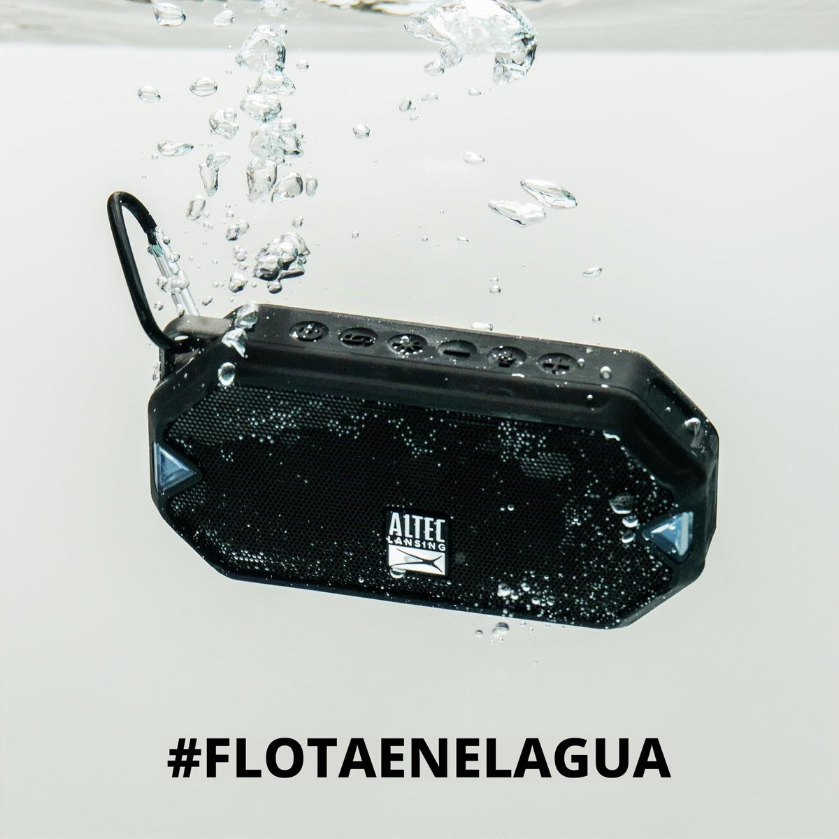 Altavoz Inalámbrico Altec Lansing Negro Recargable e Impermeable IP67 Compacto