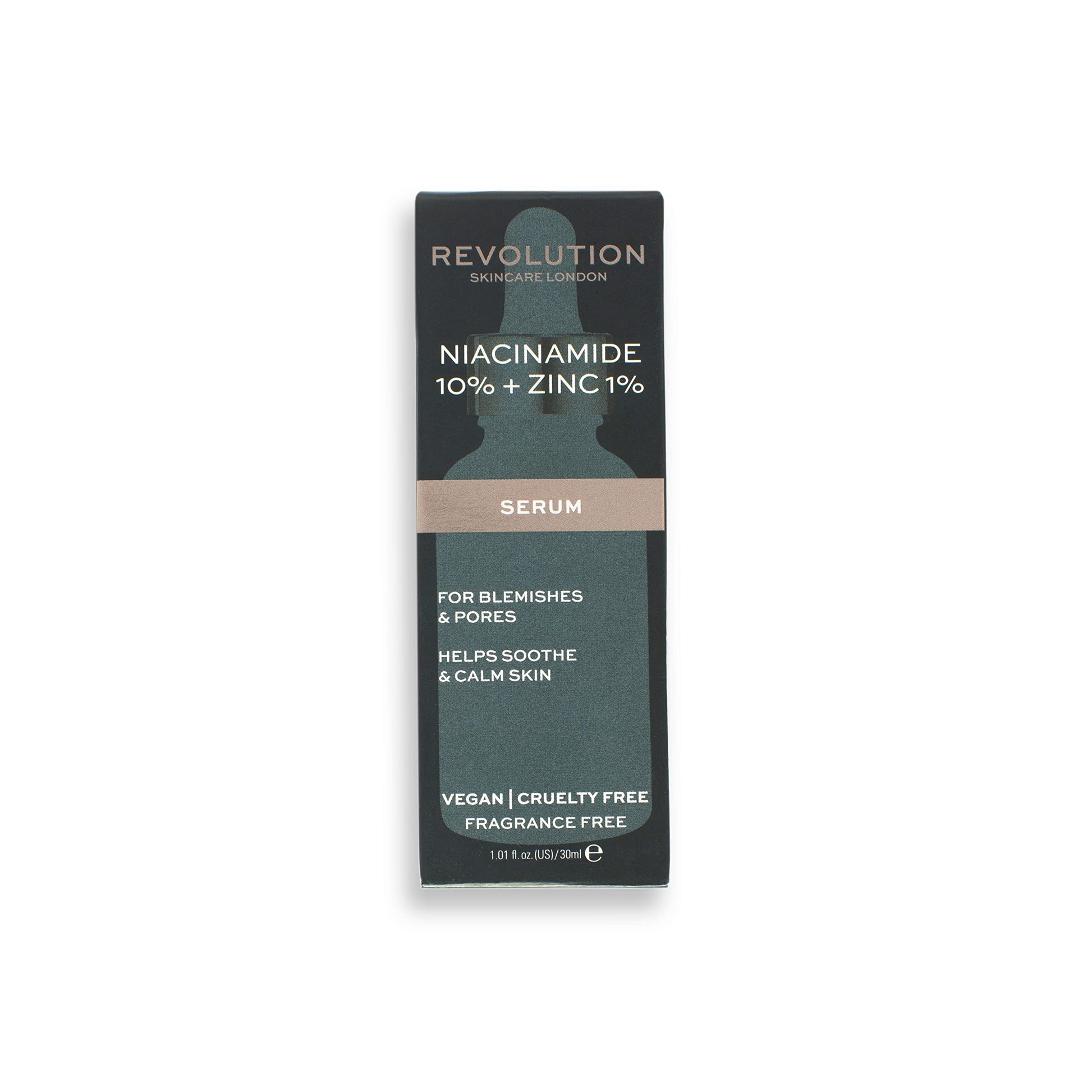 Revolution Skincare London - Suero para refinar manchas y poros (10% niacinamida + 1% zinc) - 30 ml