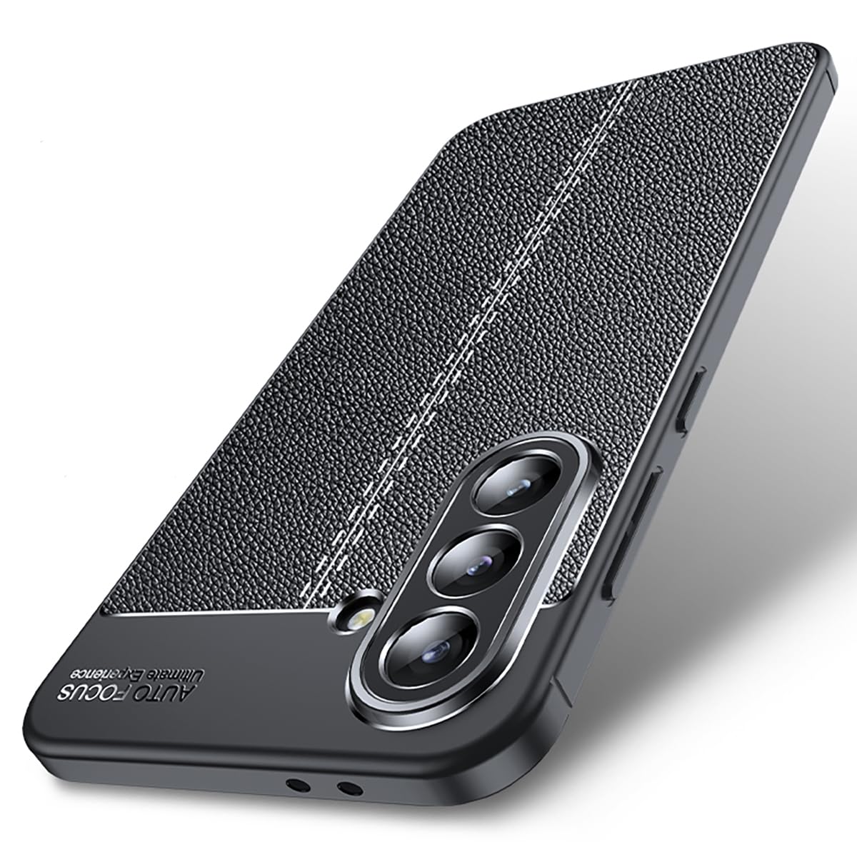 DABUNA Funda para Samsung Galaxy A56 5G Case Uso Rudo Protector de Cámara Duradero Suave Antihuellas Protector Cover (Negro)